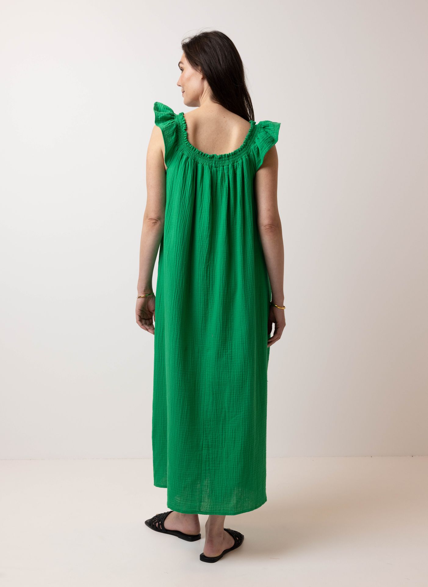 Norah Groene maxi jurk green 214662-500