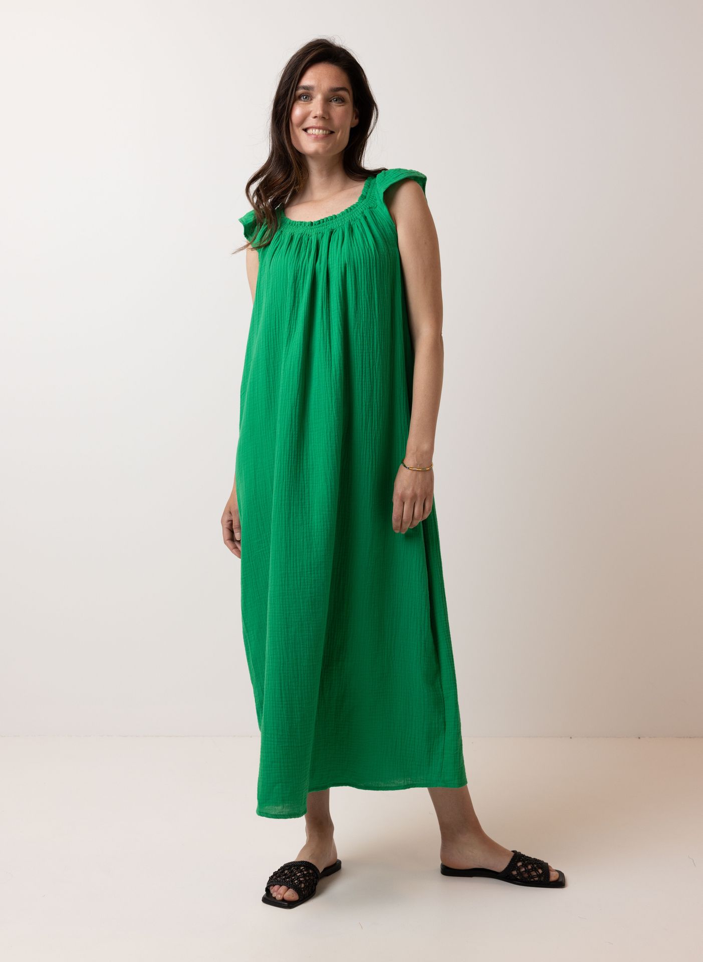 Norah Groene maxi jurk green 214662-500