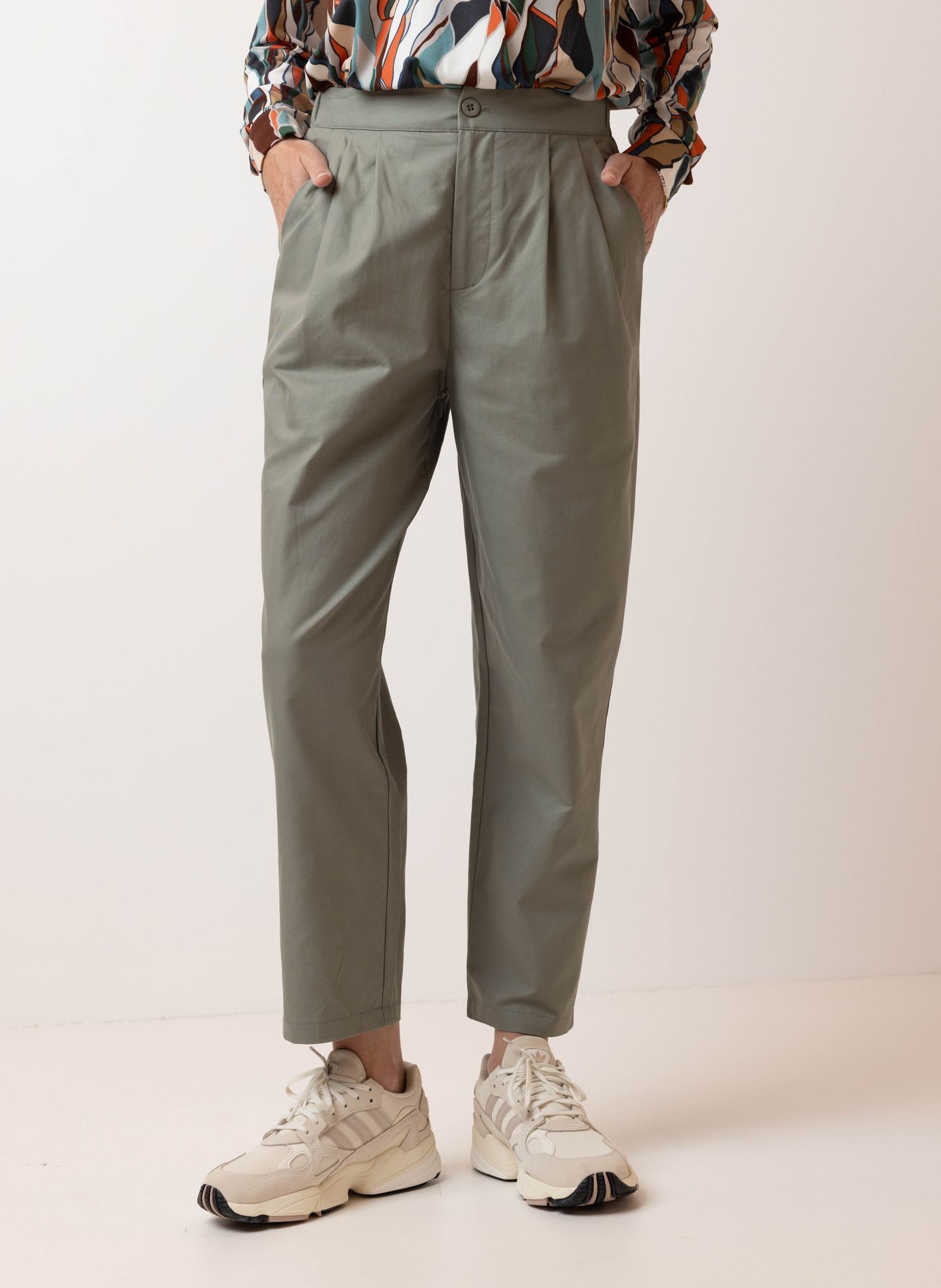 Norah Groene pantalon green/grey 214570-540