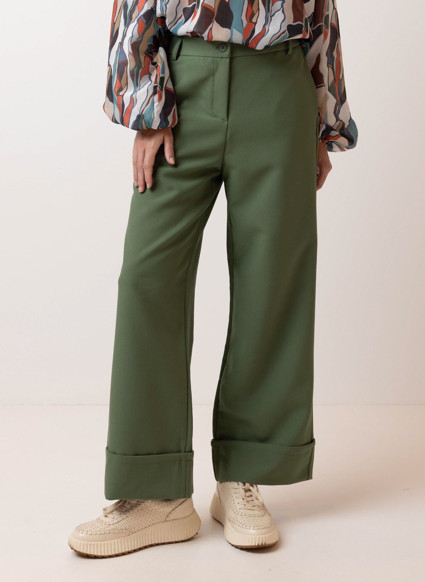 Norah Groene pantalon green/grey 214974-540