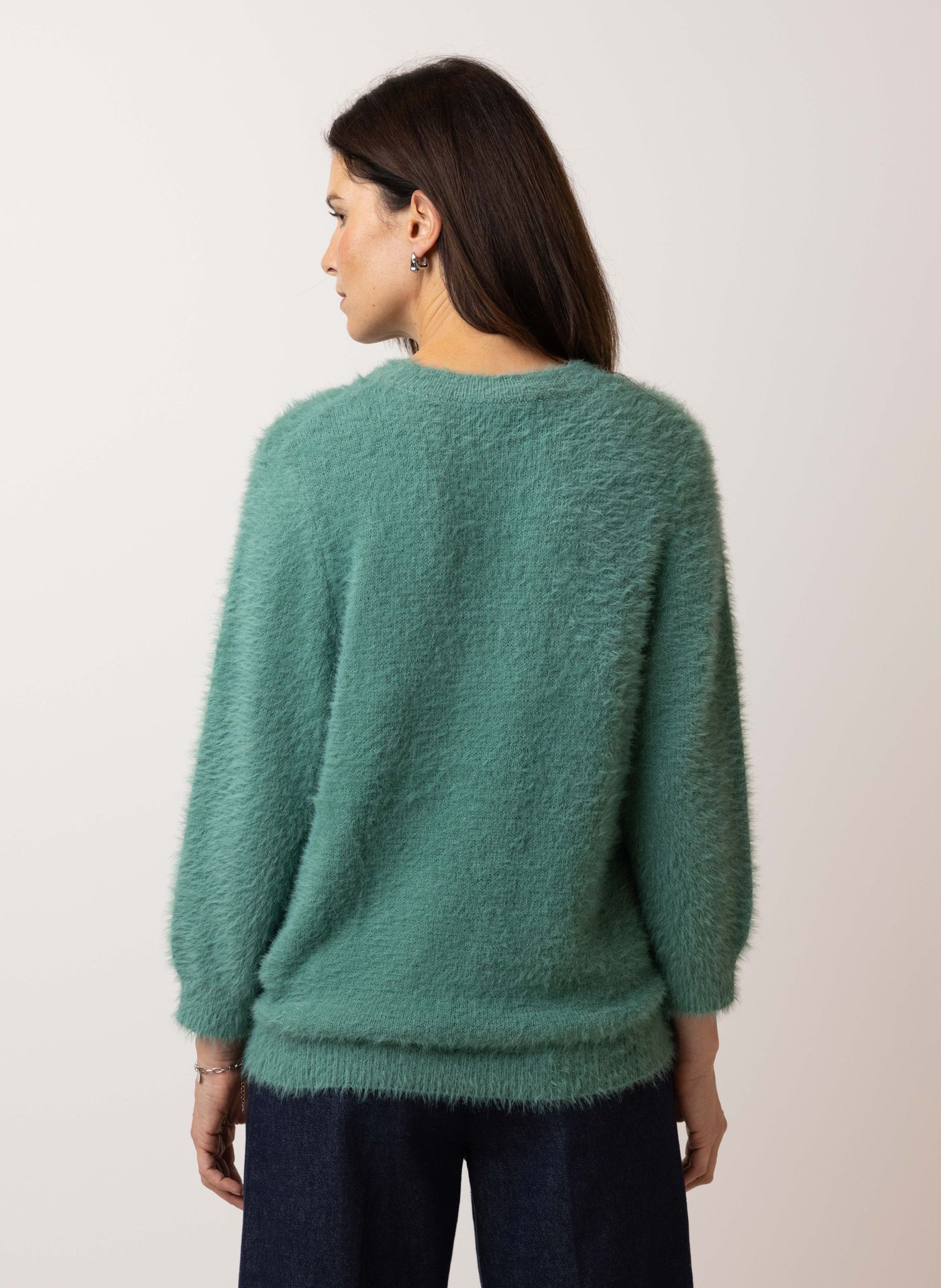 Norah Groene trui sea green 215048-575