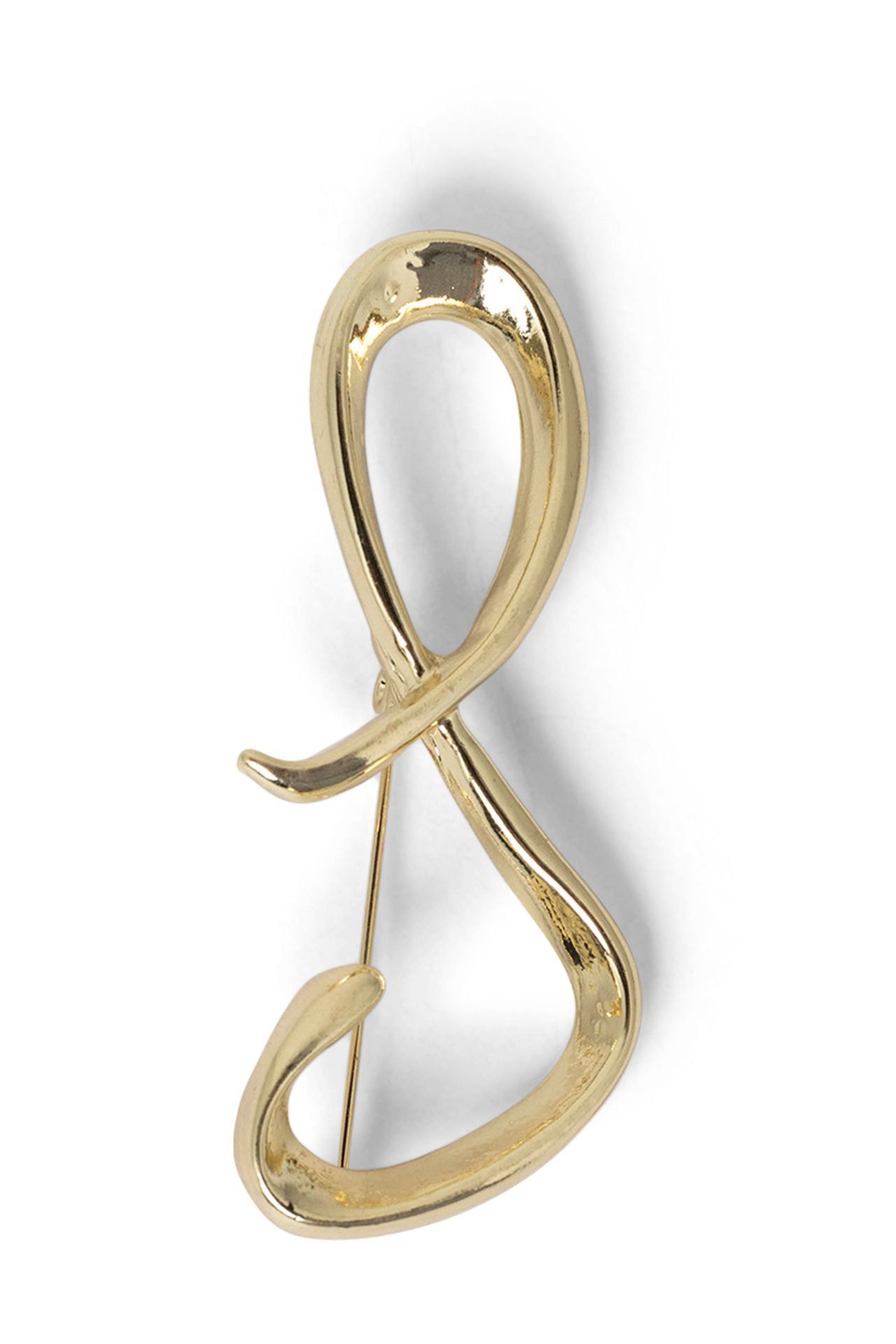 Norah Grote goudkleurige broche gold 215400-199