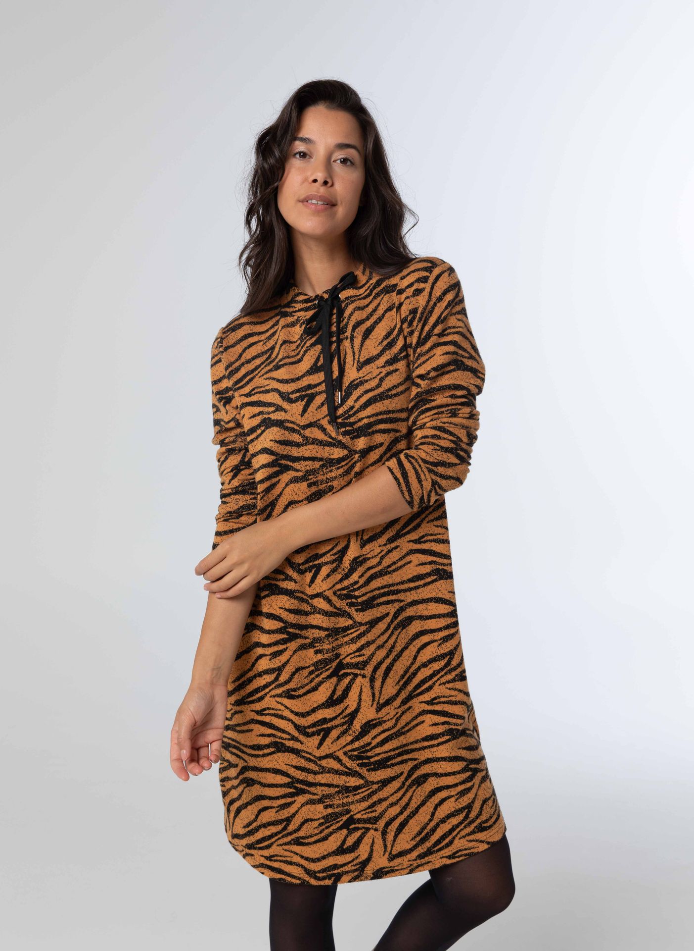 Norah Jurk bruin tijger cinnamon multicolor 211874-276