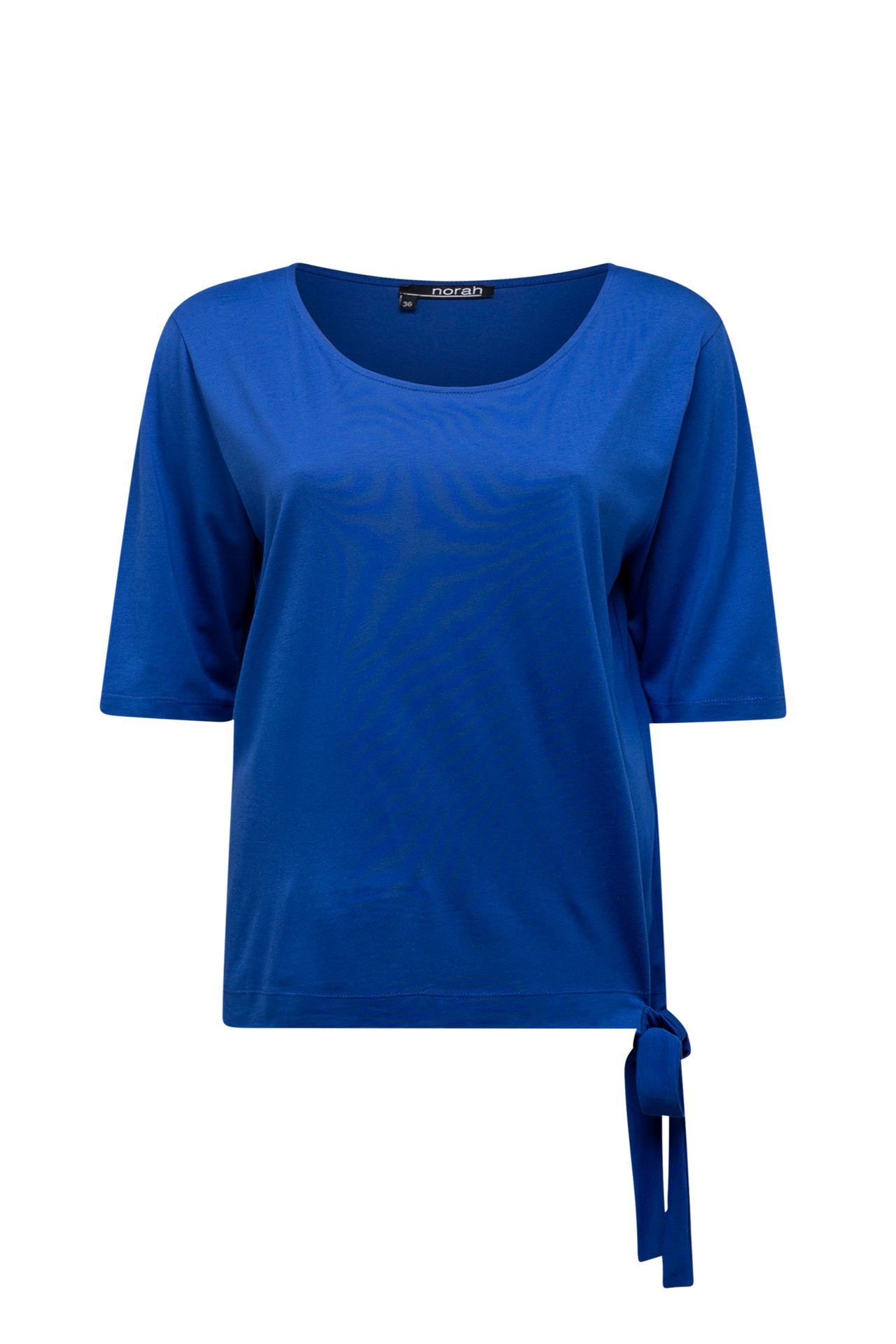Norah Kobaltblauw shirt met strik cobalt 209993-468