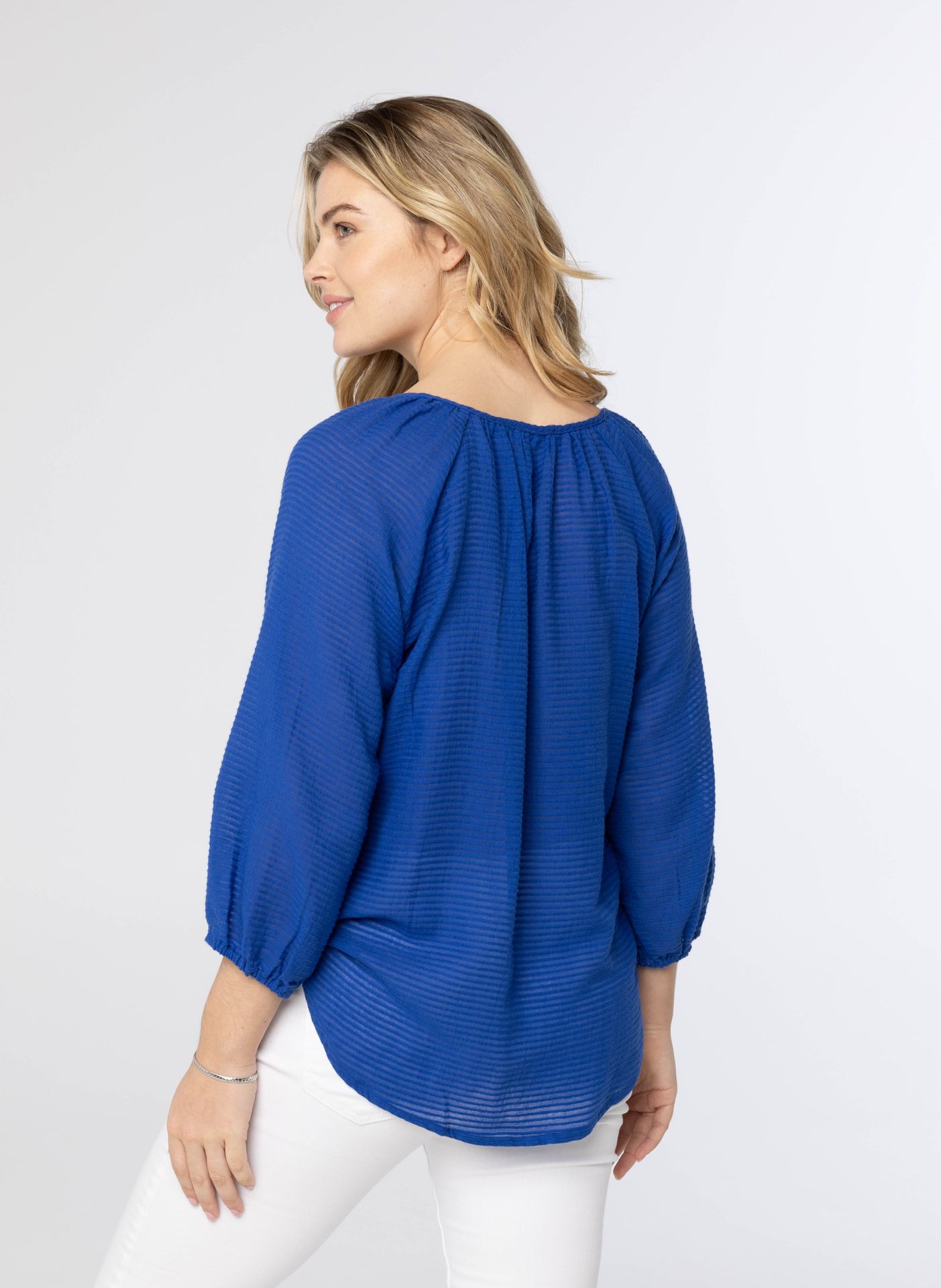 Norah Kobaltblauwe blouse cobalt 213874-468