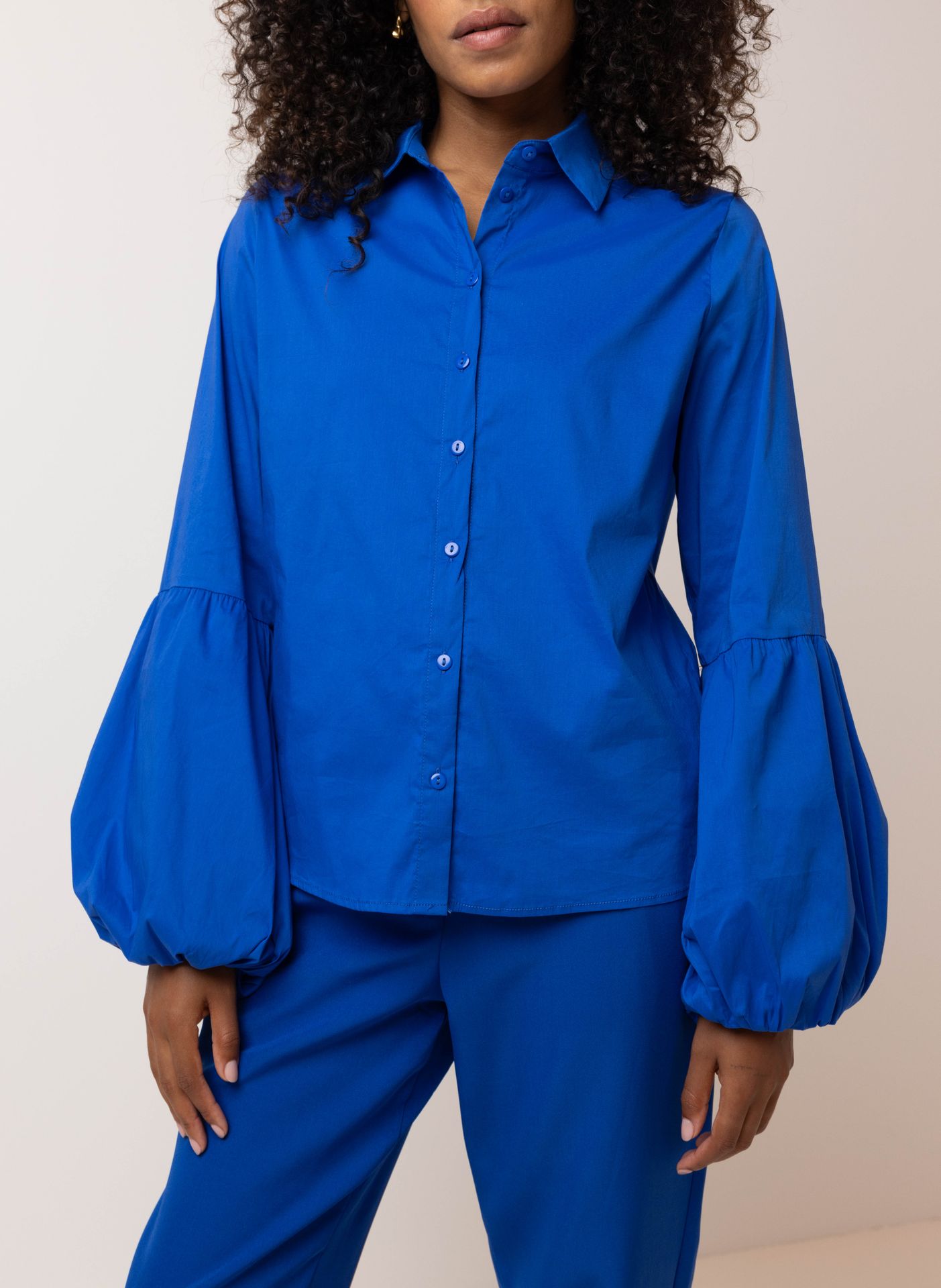 Norah Kobaltblauwe blouse cobalt 215223-468