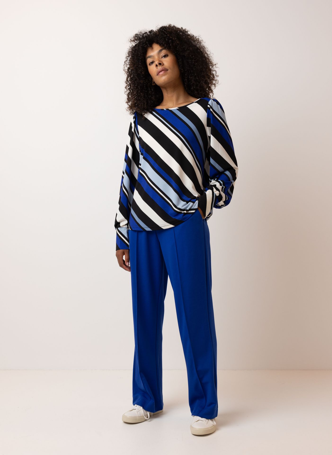 Norah Kobaltblauwe pantalon cobalt 214666-468