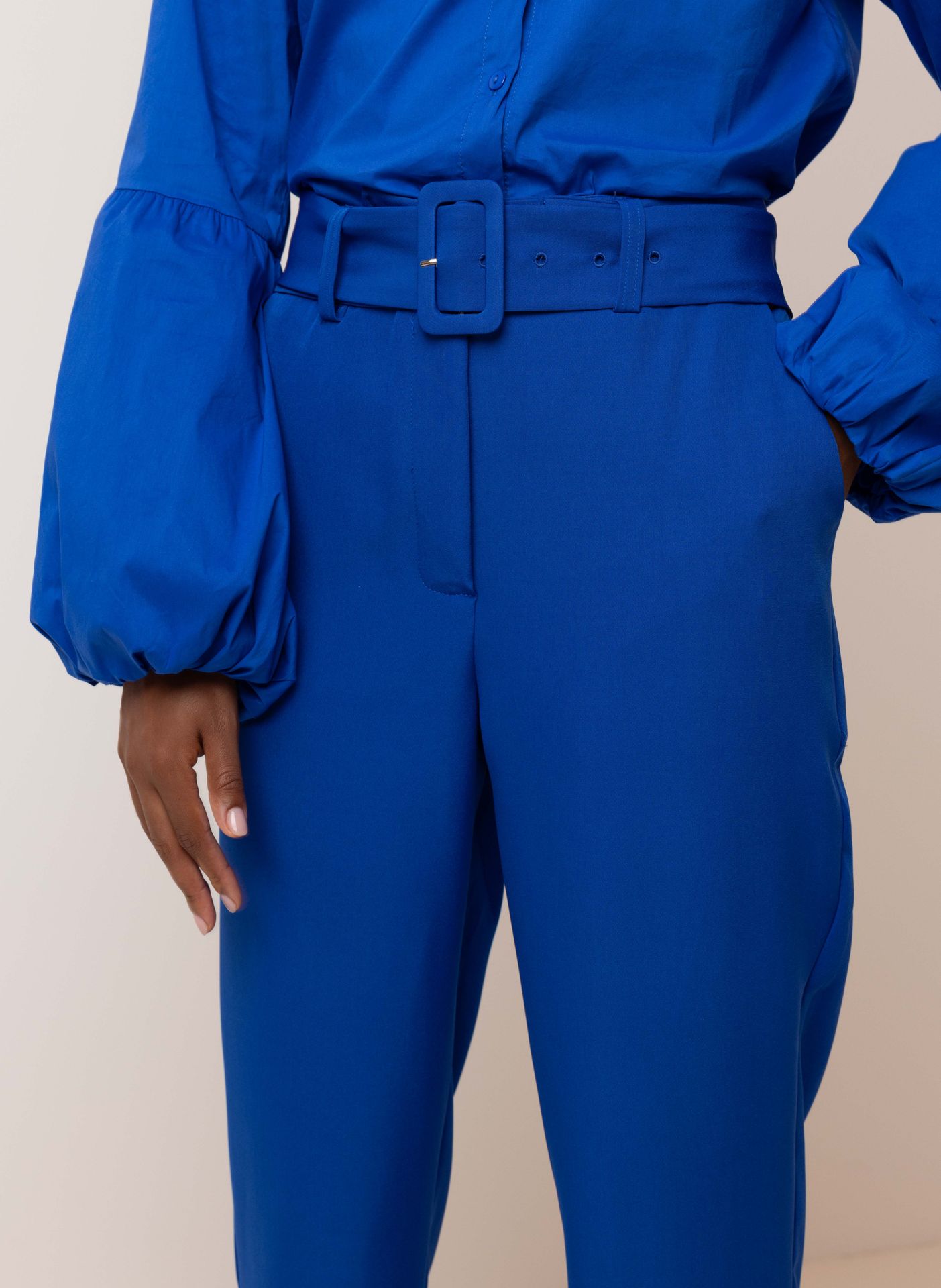 Norah Kobaltblauwe pantalon cobalt 215041-468