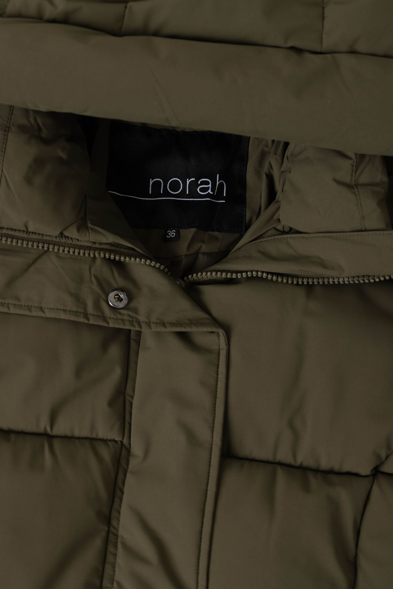 Norah Legergroene jas army green 214588-595