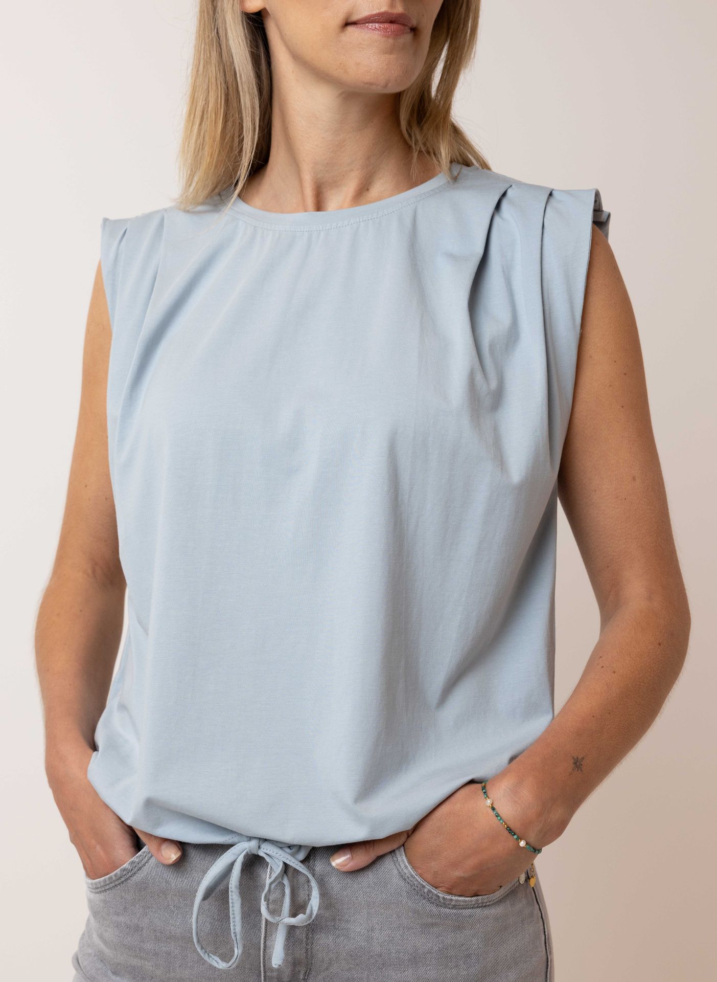 Norah Lichtblauw shirt light blue 214871-401