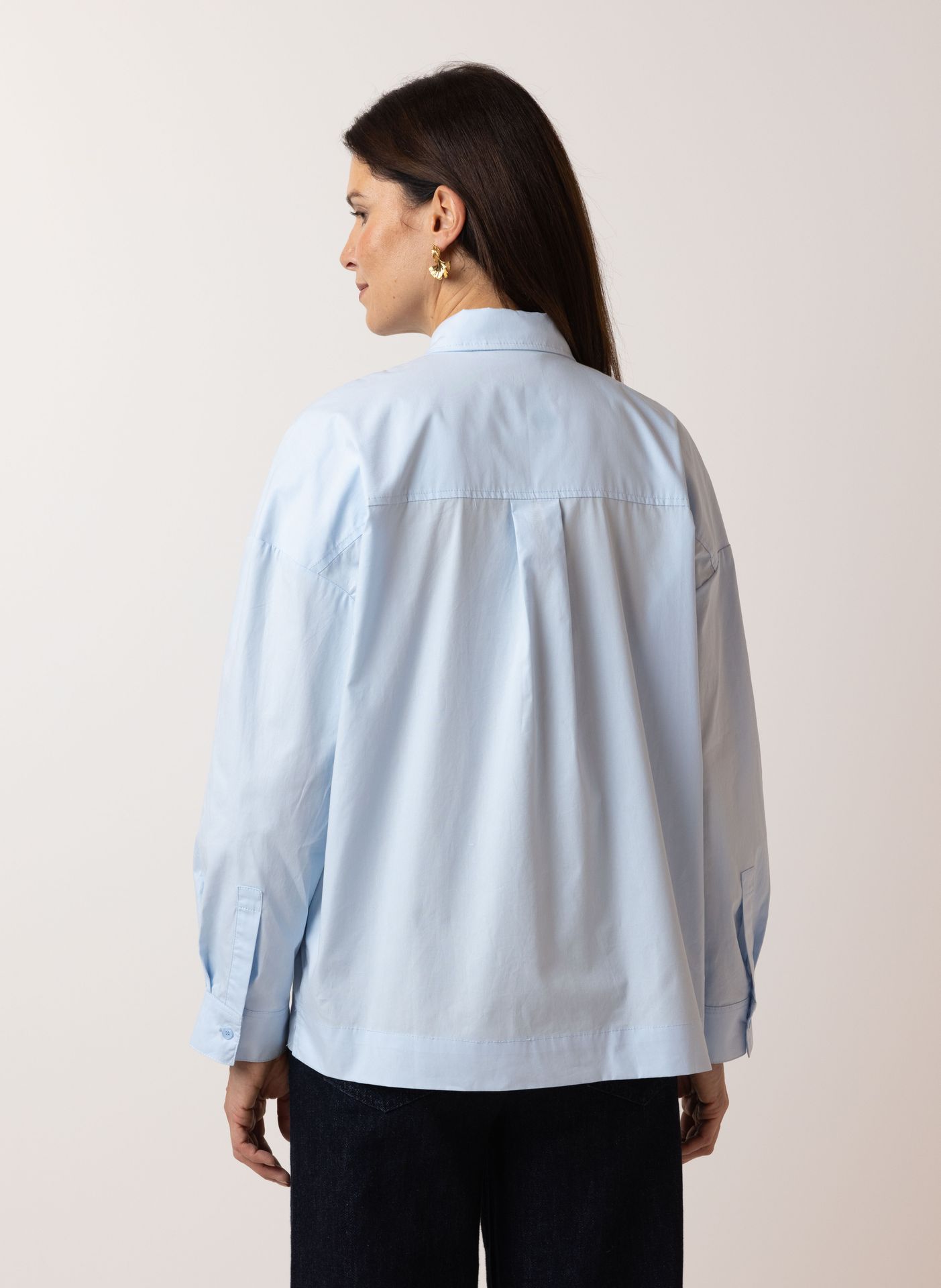 Norah Lichtblauwe blouse light blue 215844-401