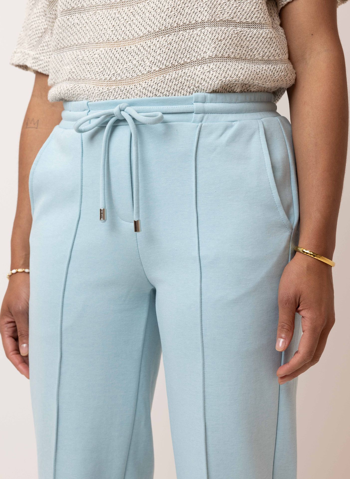 Norah Lichtblauwe pantalon light blue 214442-401