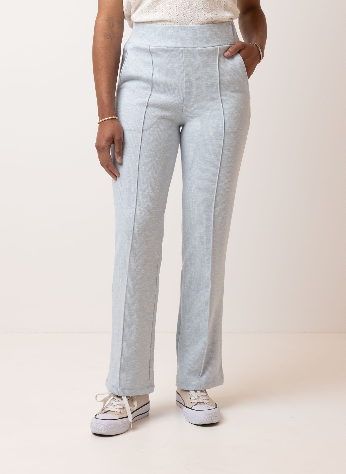 Norah Lichtblauwe pantalon light blue 214631-401