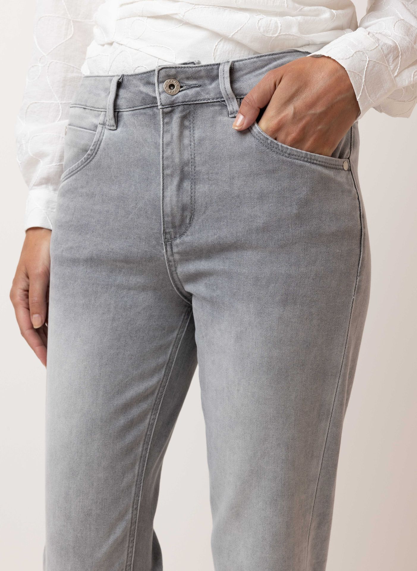 Norah Lichtgrijze jeans light grey 215038-051