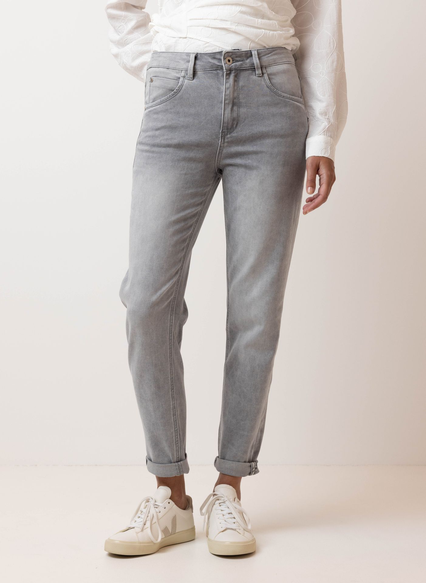 Norah Lichtgrijze jeans light grey 215038-051