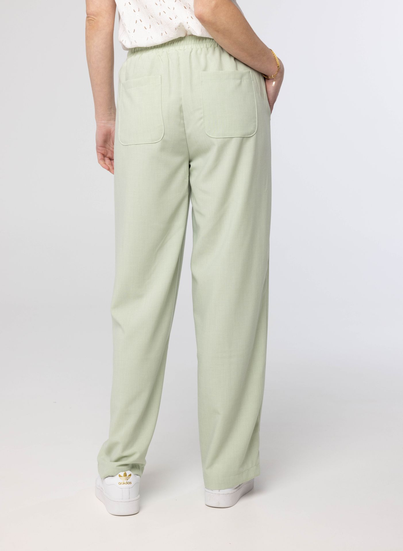 Norah Lichtgroene pantalon green 214391-500
