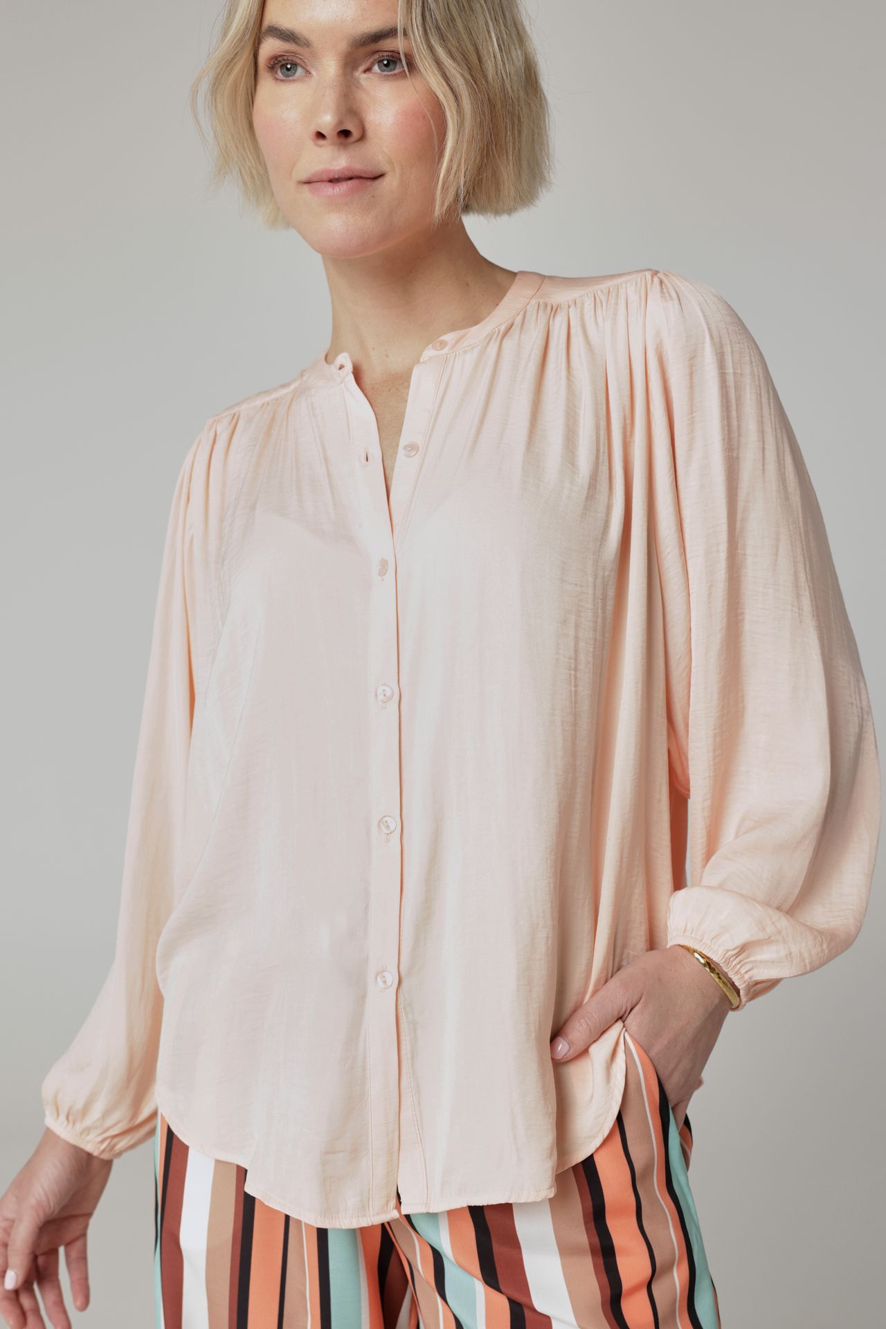 Norah Lichtroze blouse rose 214350-907