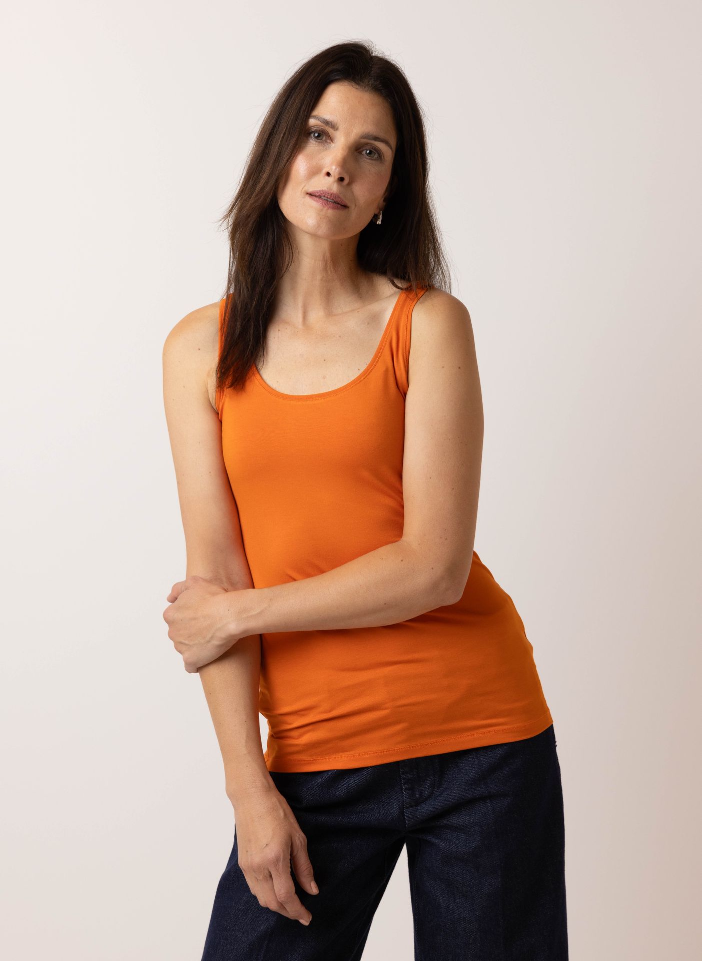 Norah Marianne top oranje terra 215050-660