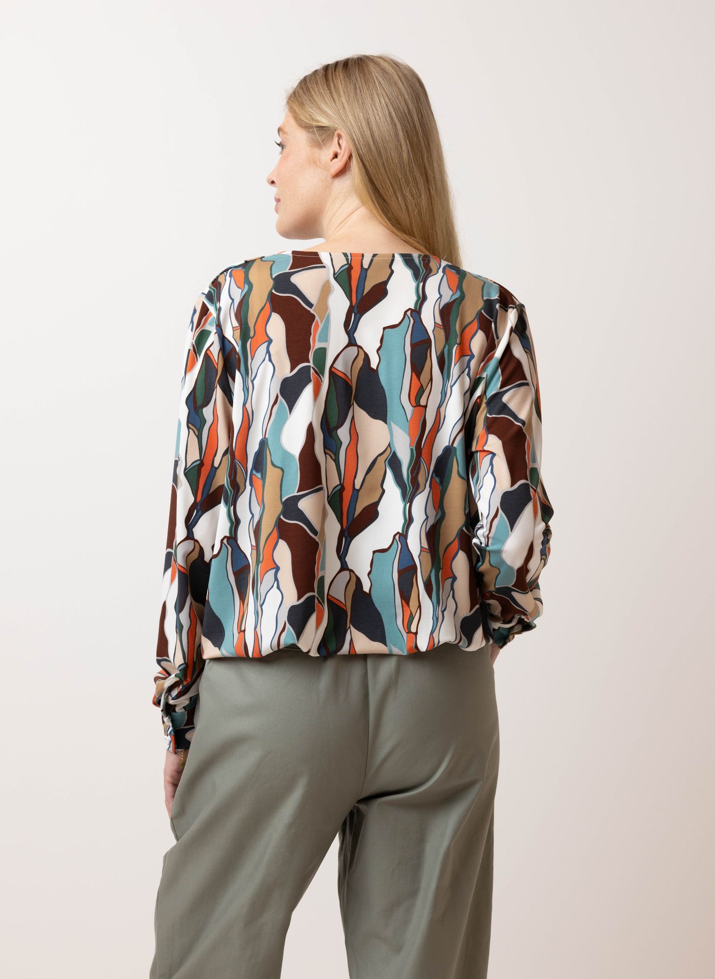 Norah Meerkleurig overslagshirt multicolor 214454-002