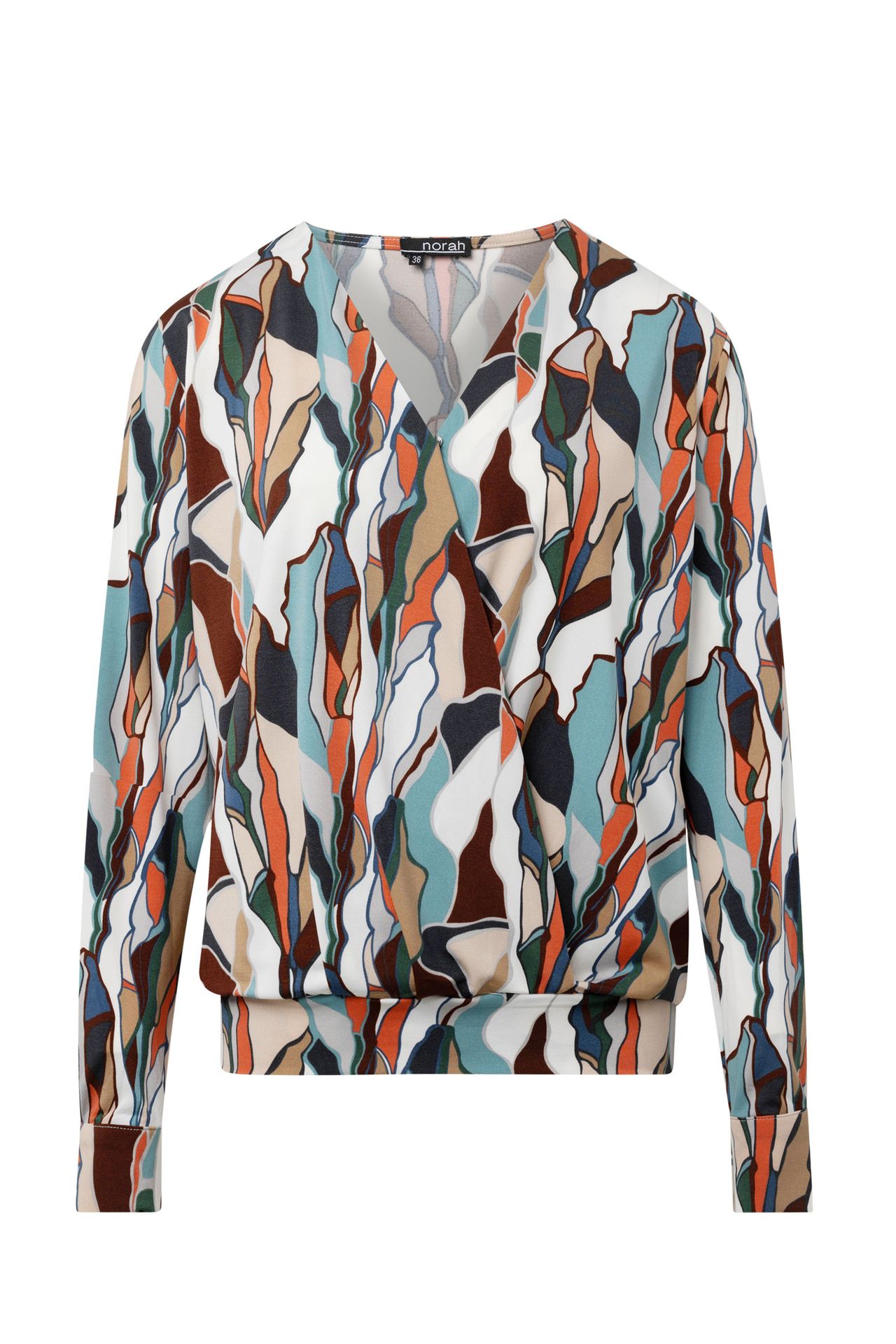 Norah Meerkleurig overslagshirt multicolor 214454-002