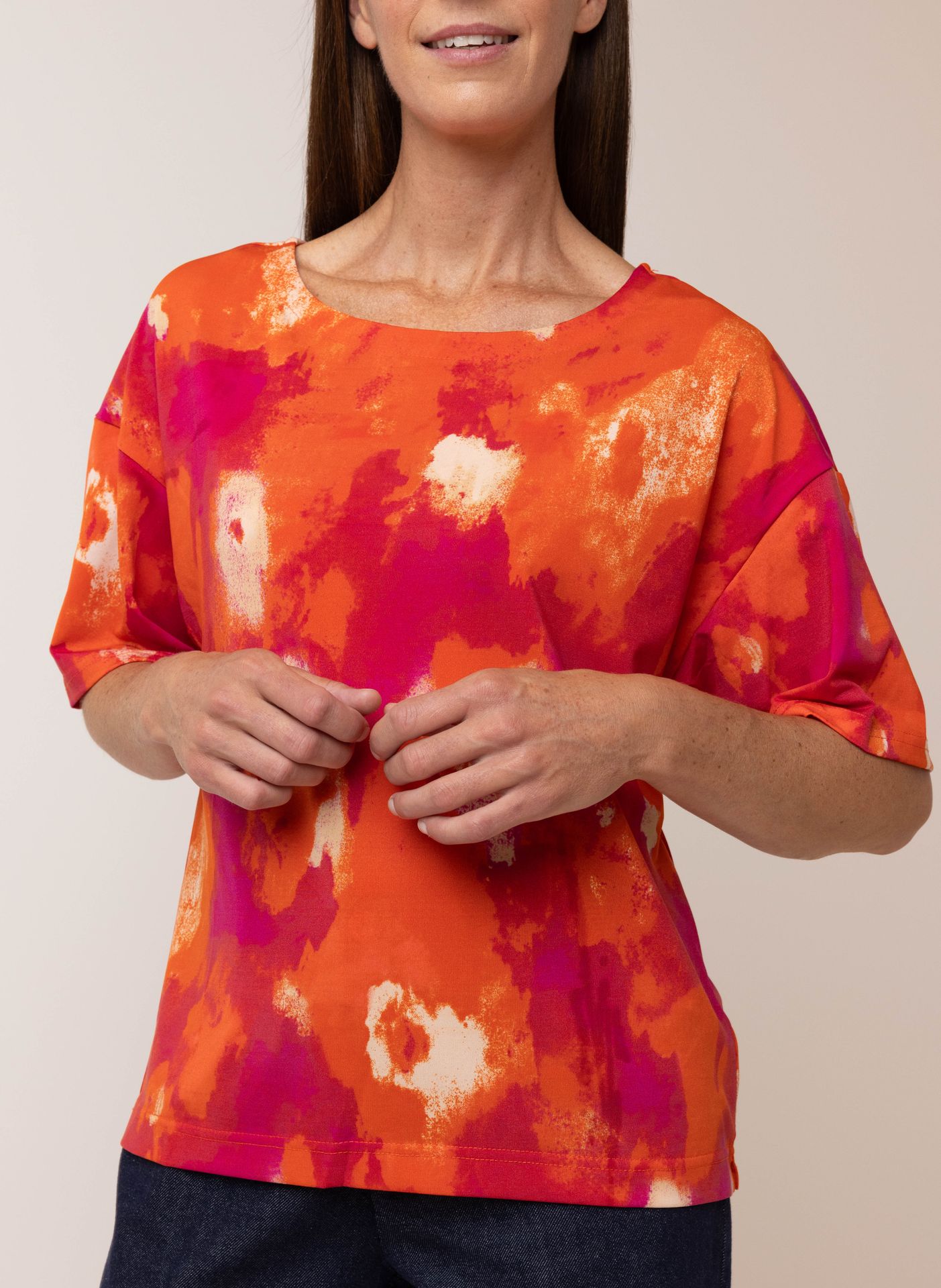 Norah Meerkleurig shirt pink/orange 215072-937