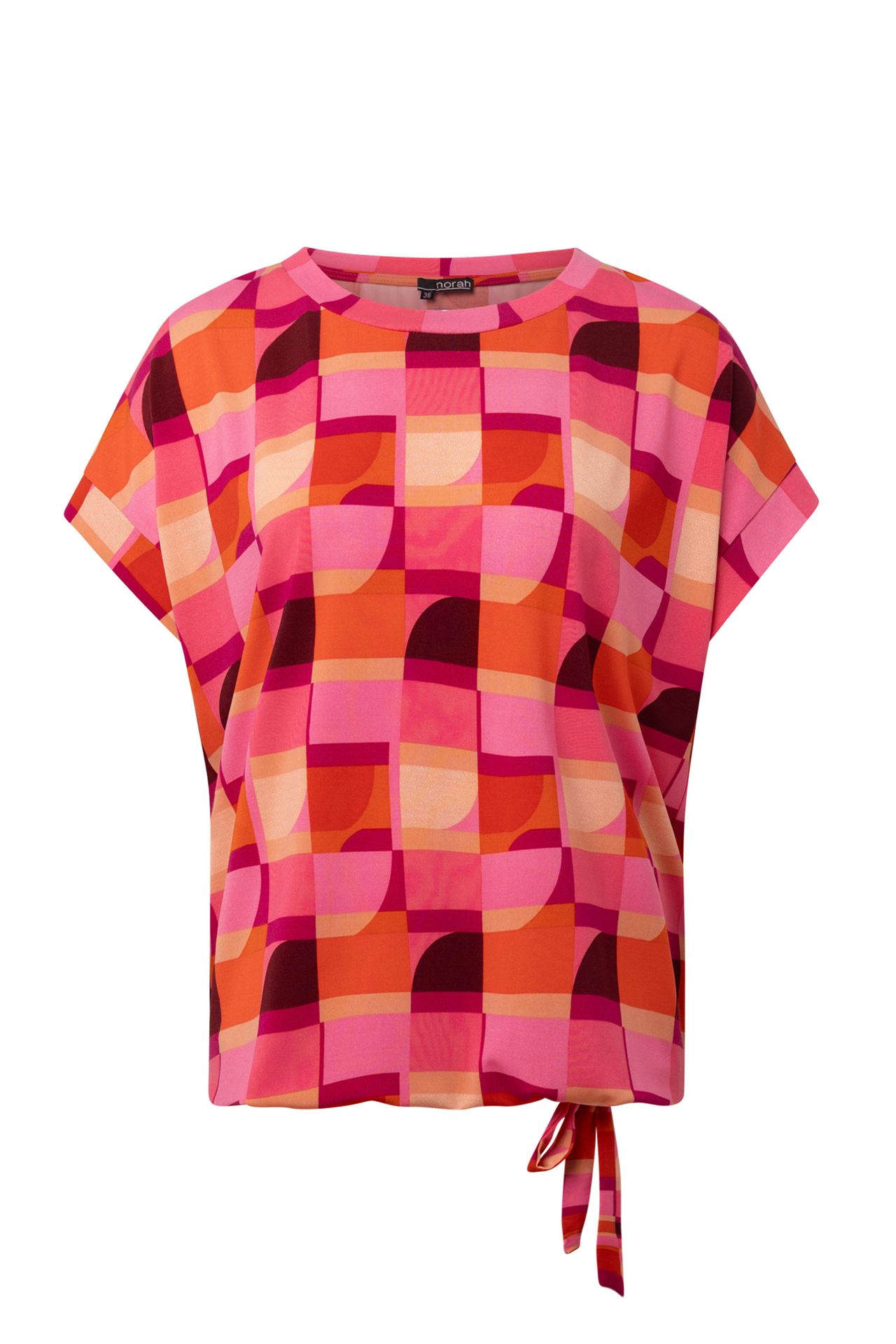 Norah Meerkleurig shirt pink/red 215065-936