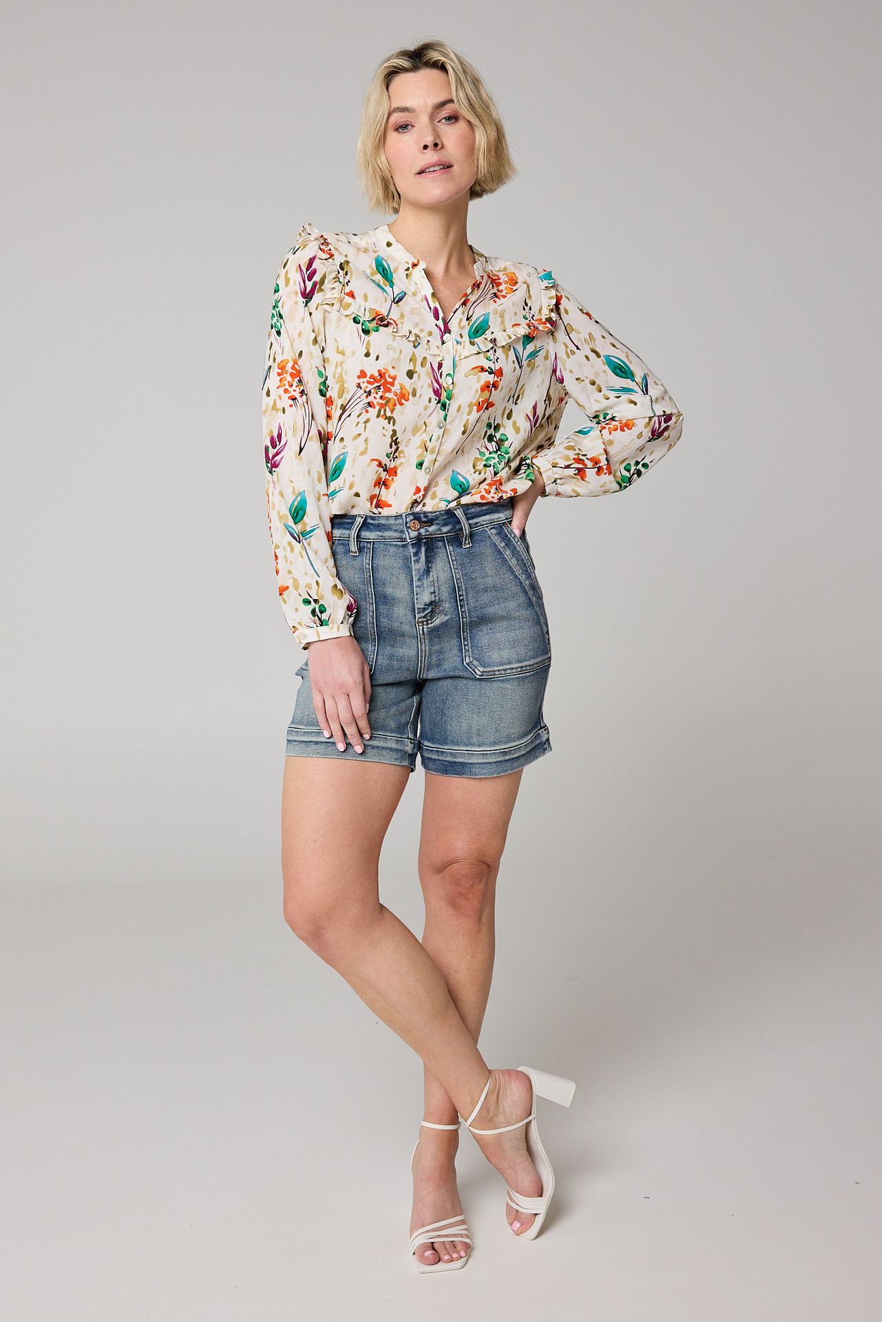 Norah Meerkleurige blouse multicolor 213857-002