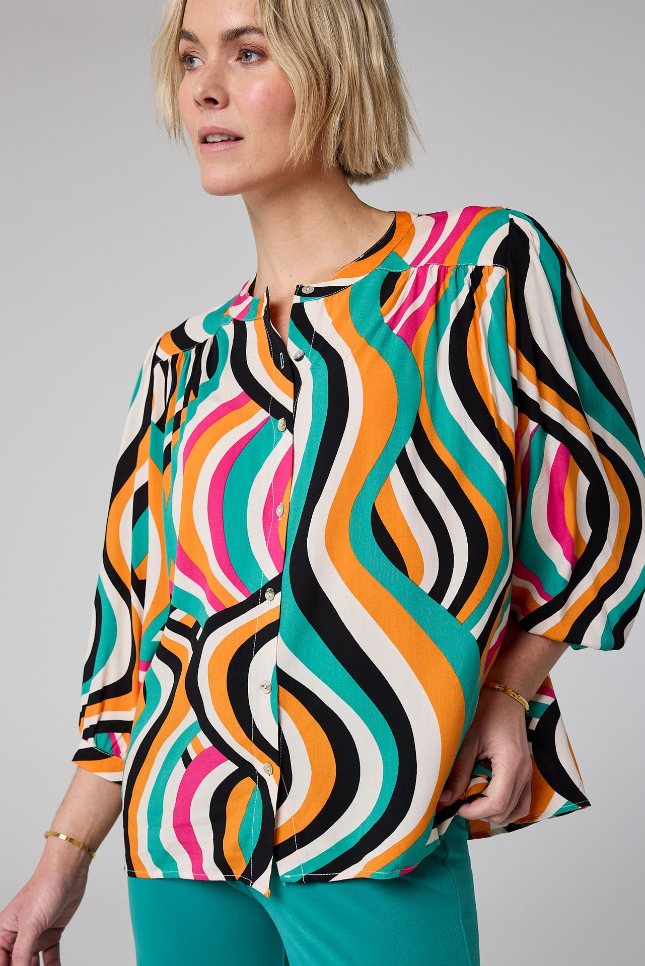 Norah Meerkleurige blouse multicolor 213927-002