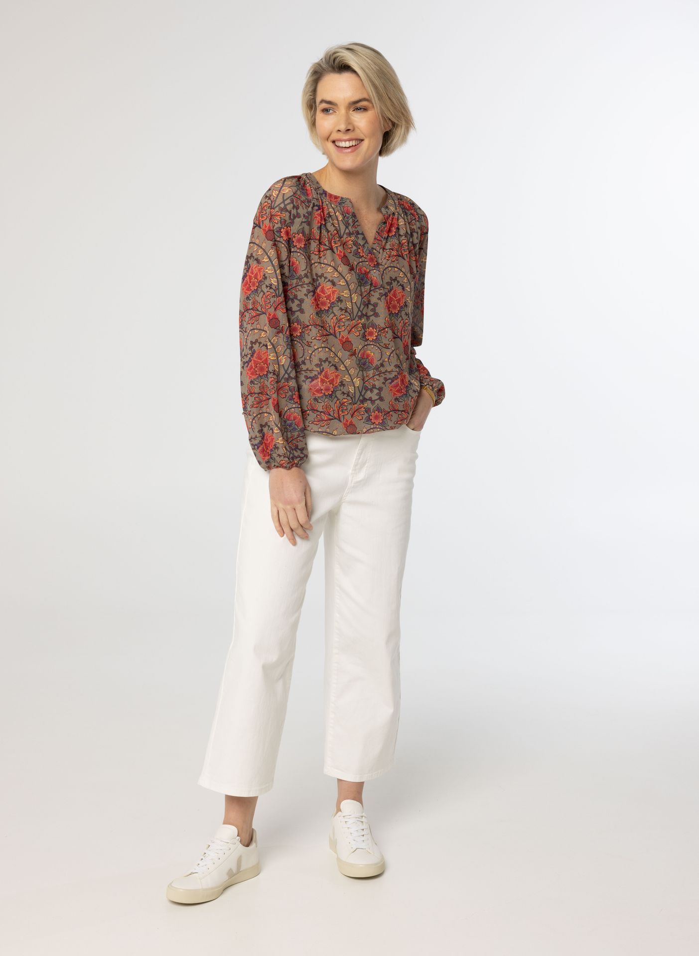 Norah Meerkleurige blouse multicolor 214121-002