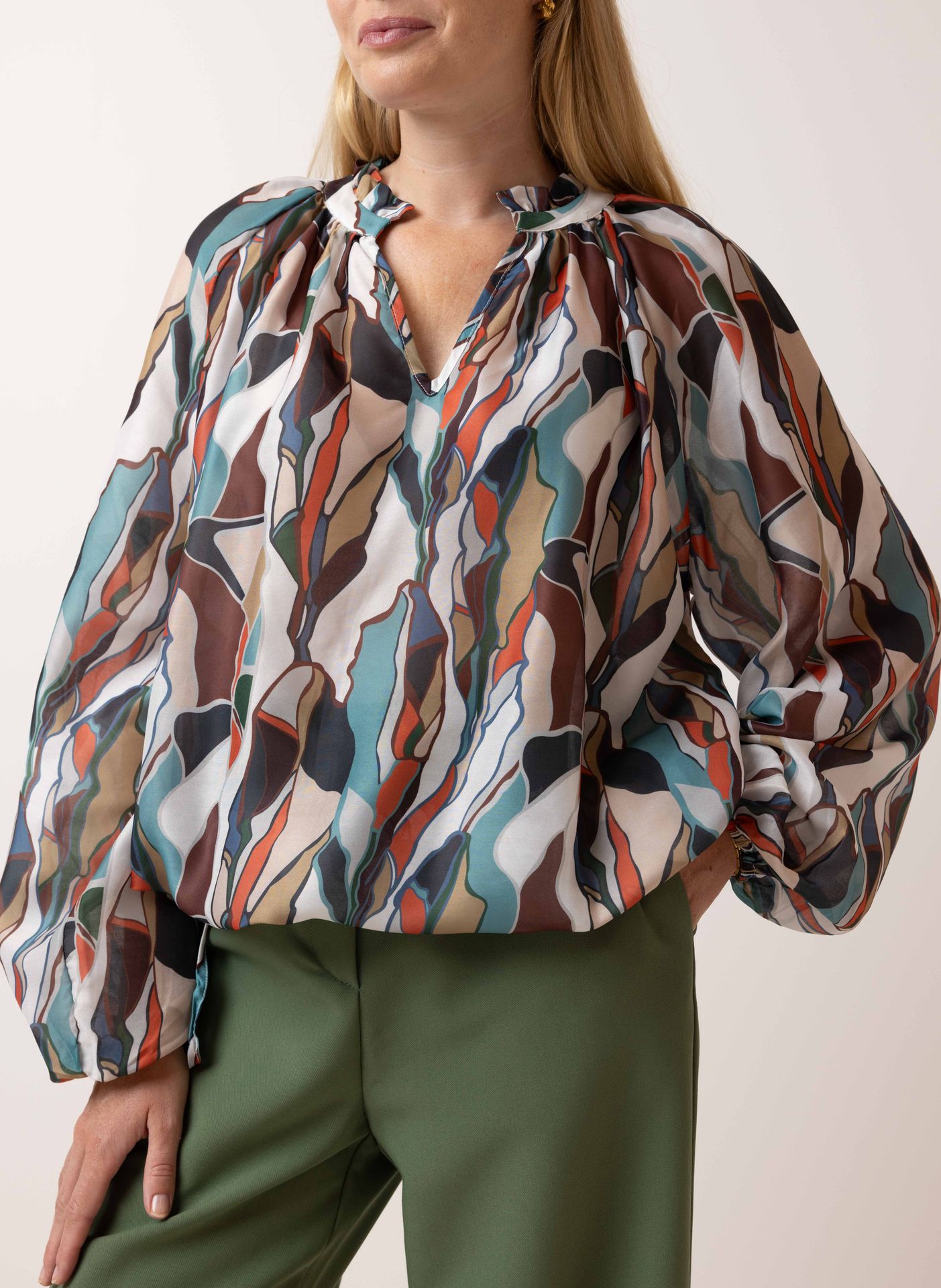 Norah Meerkleurige blouse multicolor 214455-002