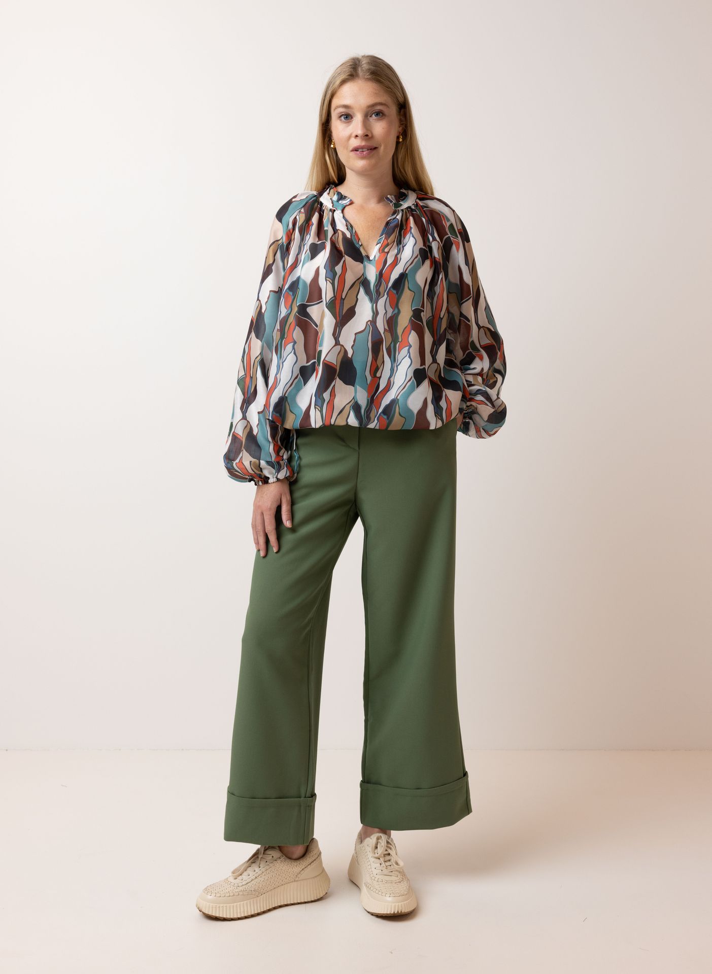 Norah Meerkleurige blouse multicolor 214455-002