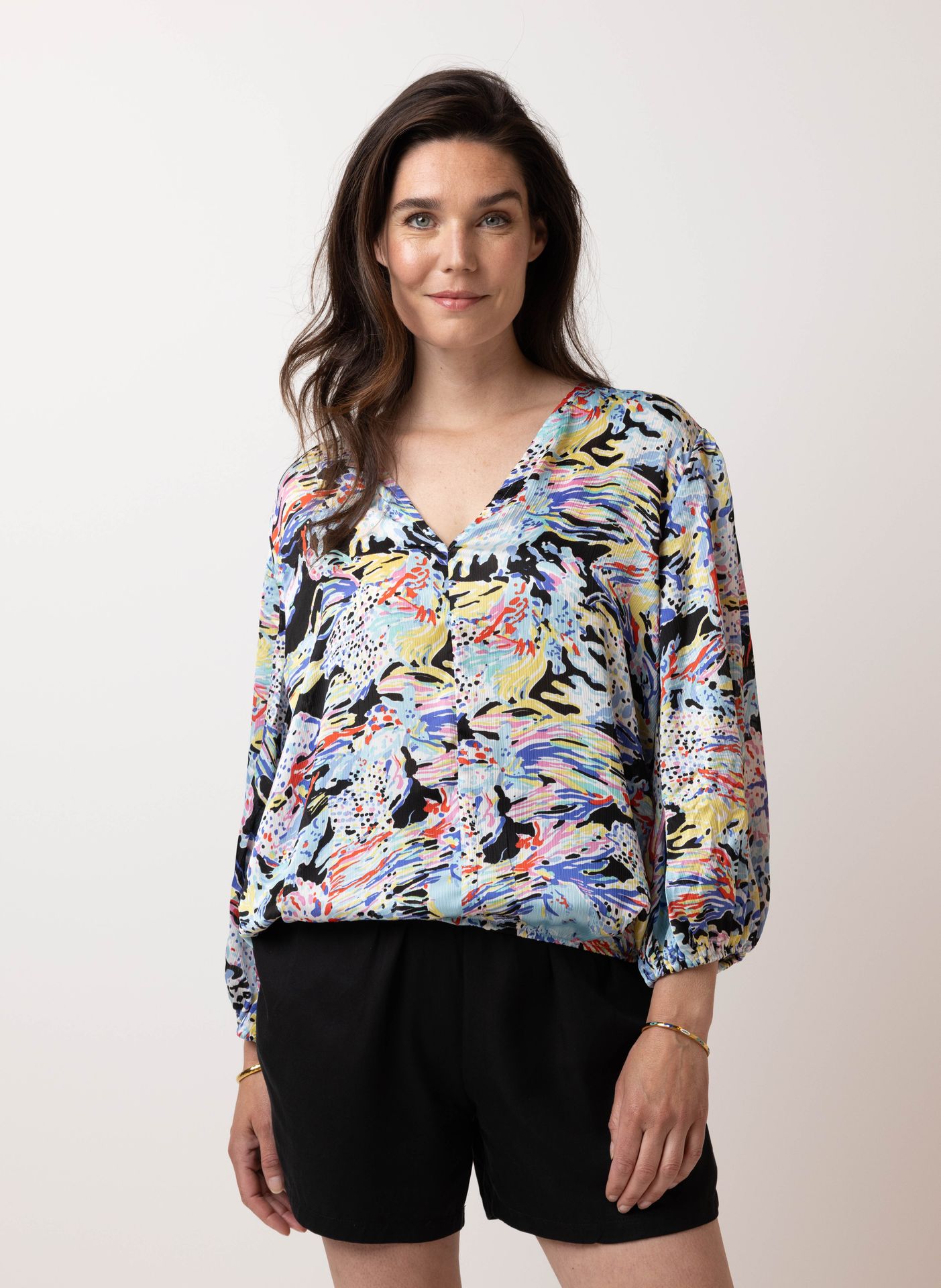 Norah Meerkleurige blouse multicolor 214683-002