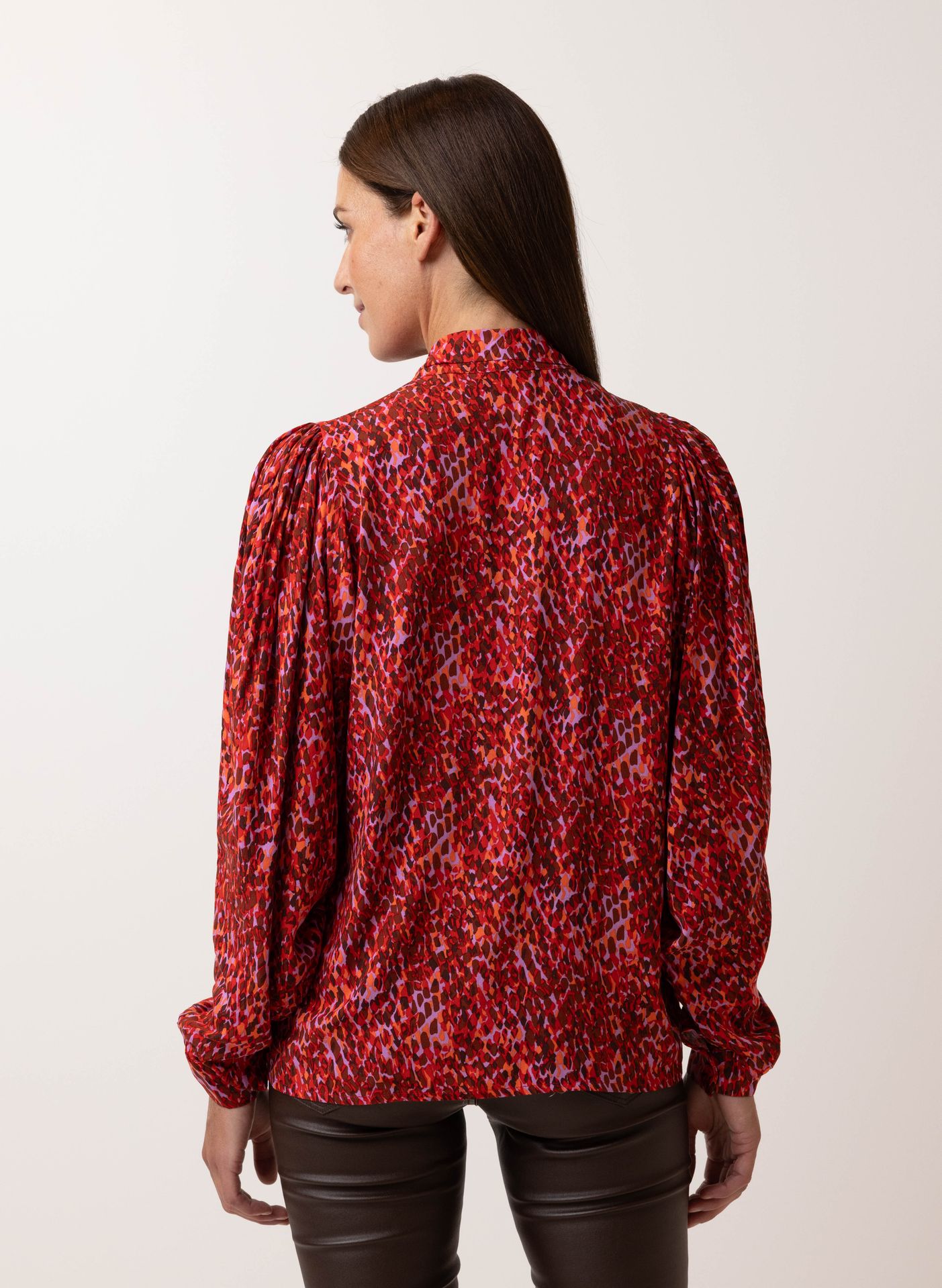 Norah Meerkleurige blouse purple/red 215128-836