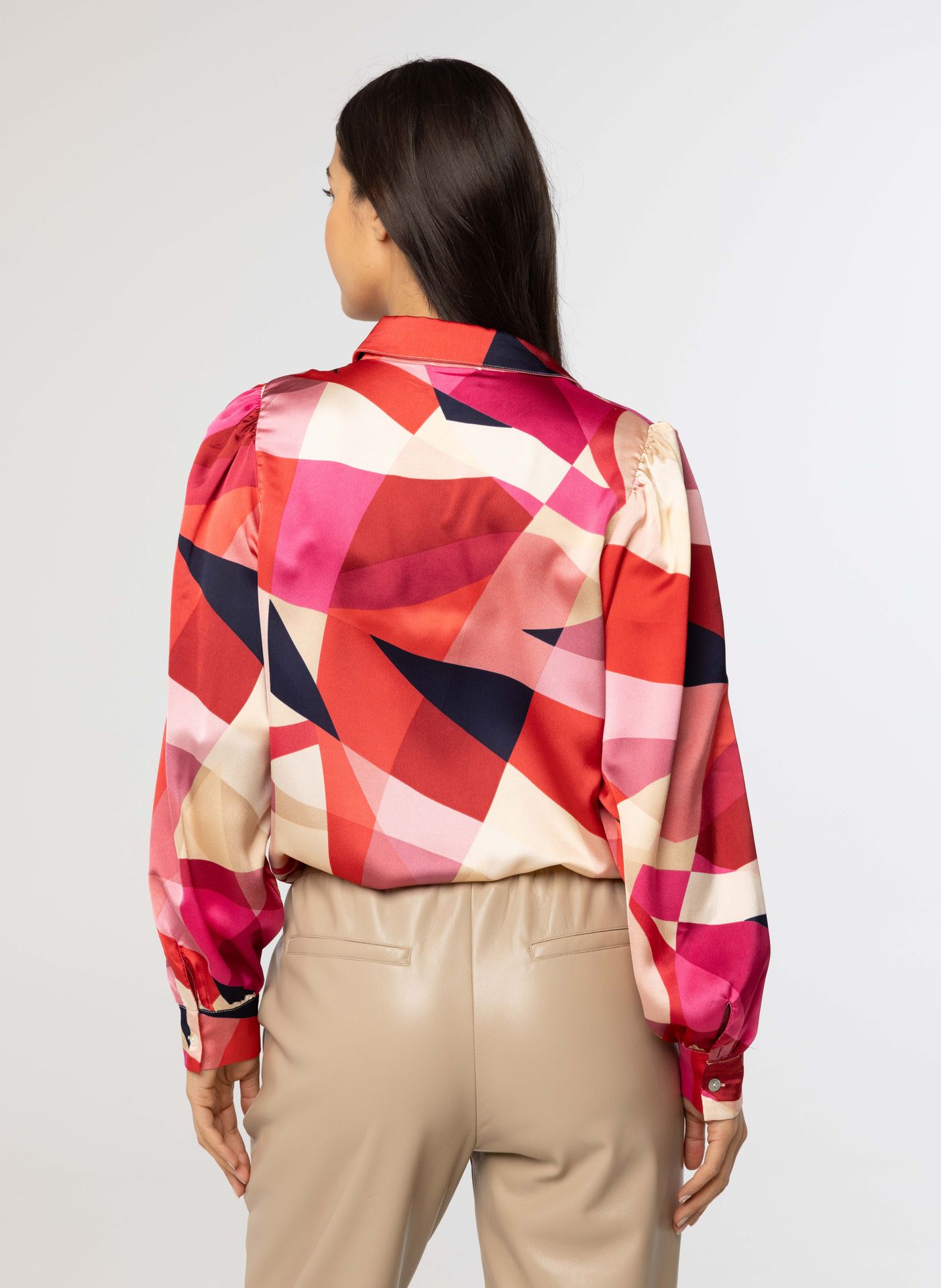 Norah Meerkleurige blouse roze multicolor 214291-002