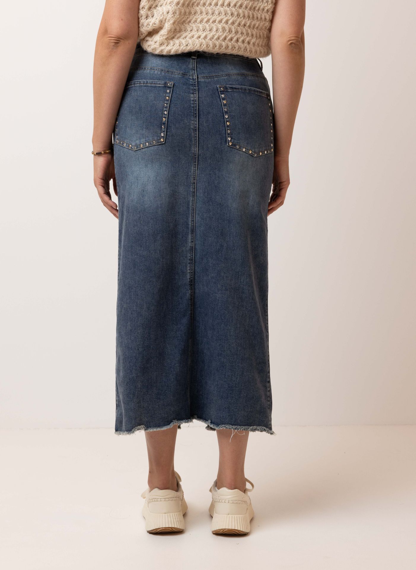 Norah Midi denim rok denim blue 215054-472