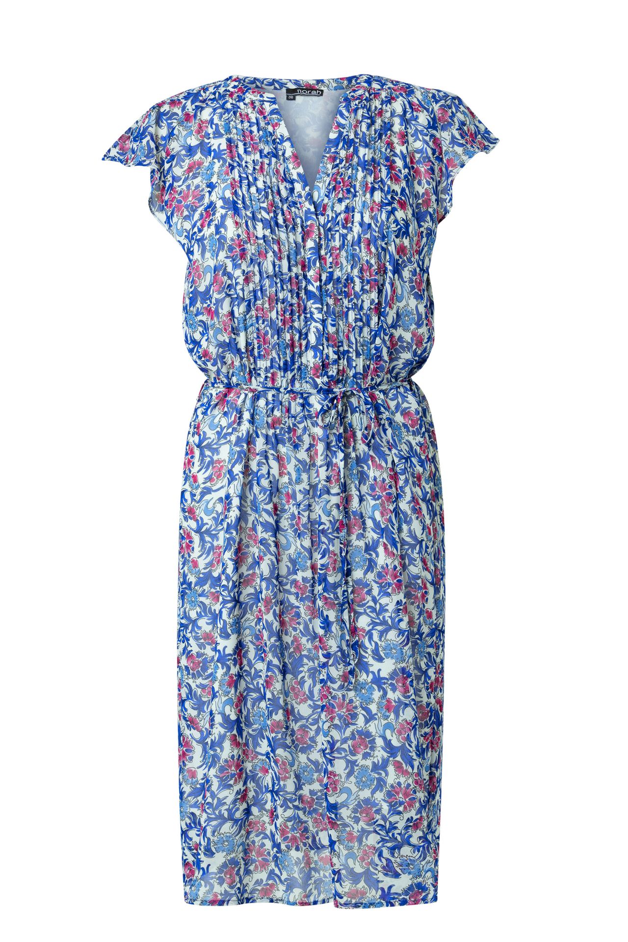 Norah Midi jurk blauw blue/pink 213828-439