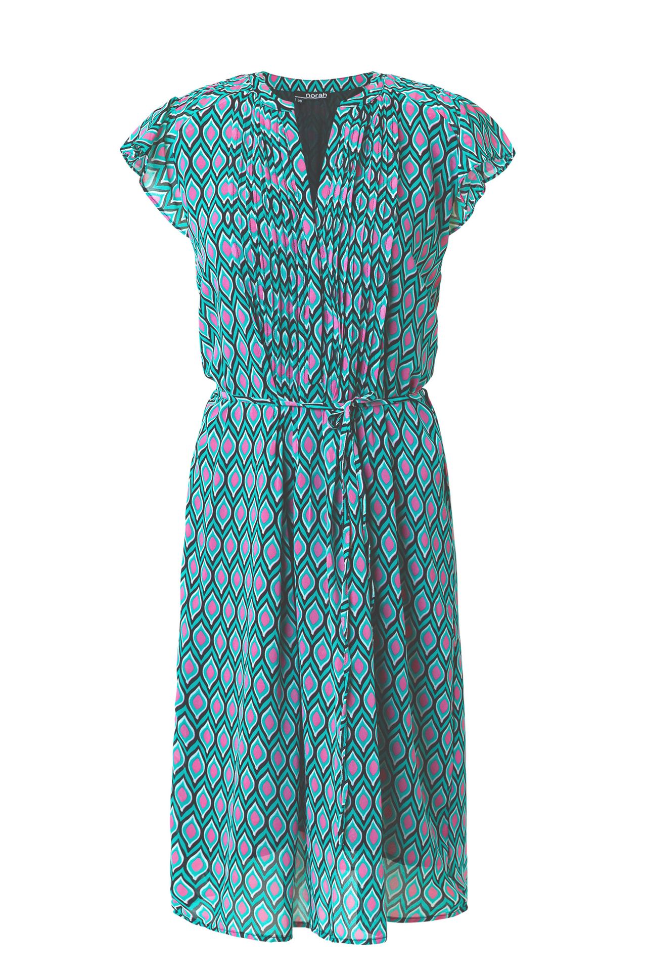 Norah Midi jurk groen jade 213736-574