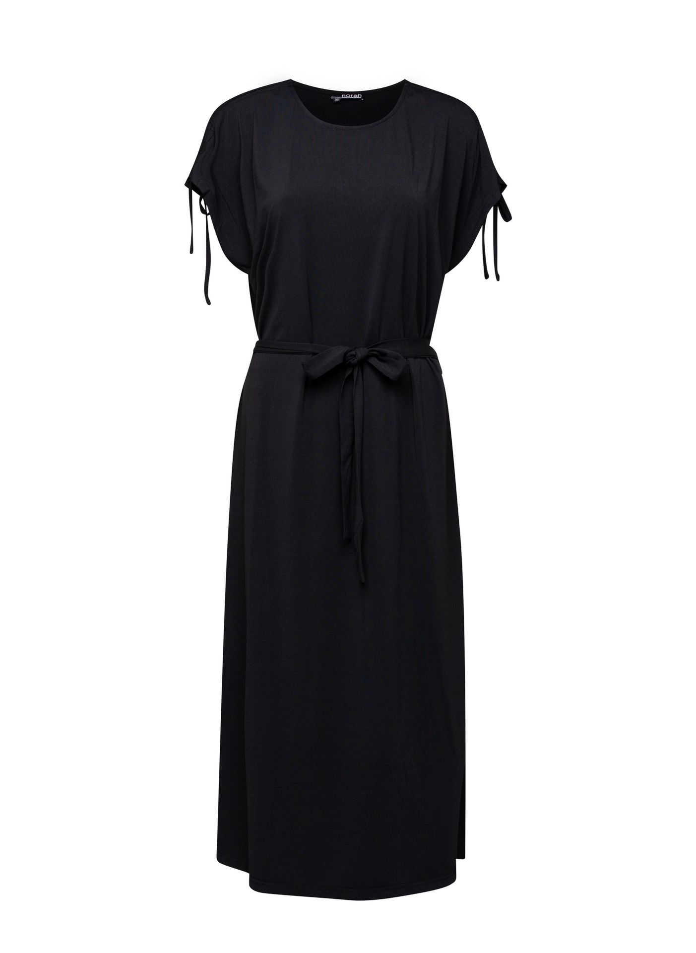 Norah Midi jurk zwart met koordjes black 212719-001