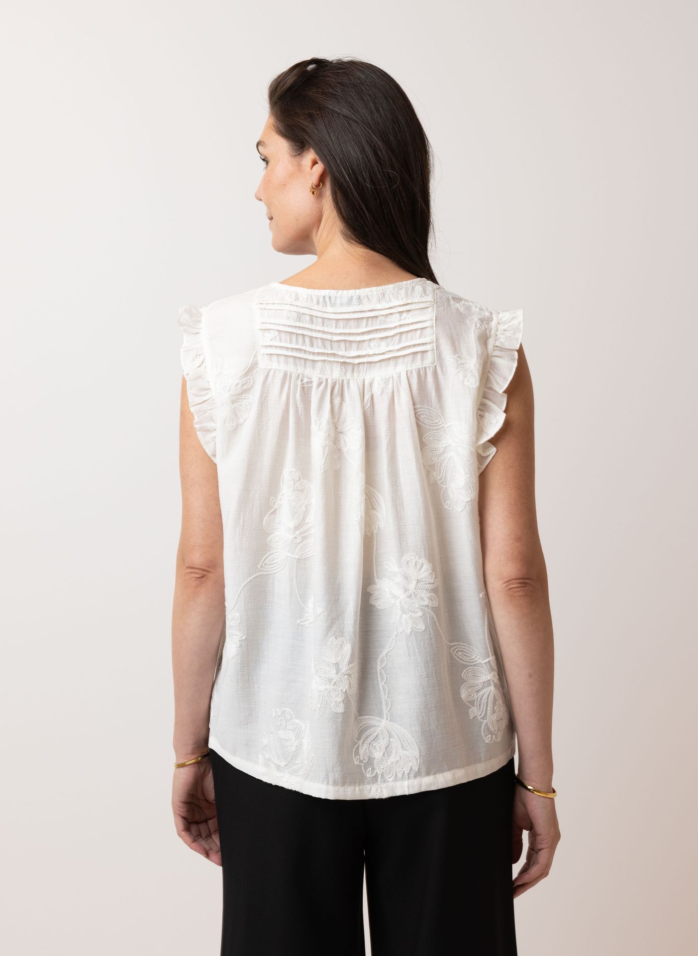 Norah Off white blouse ecru 214845-102