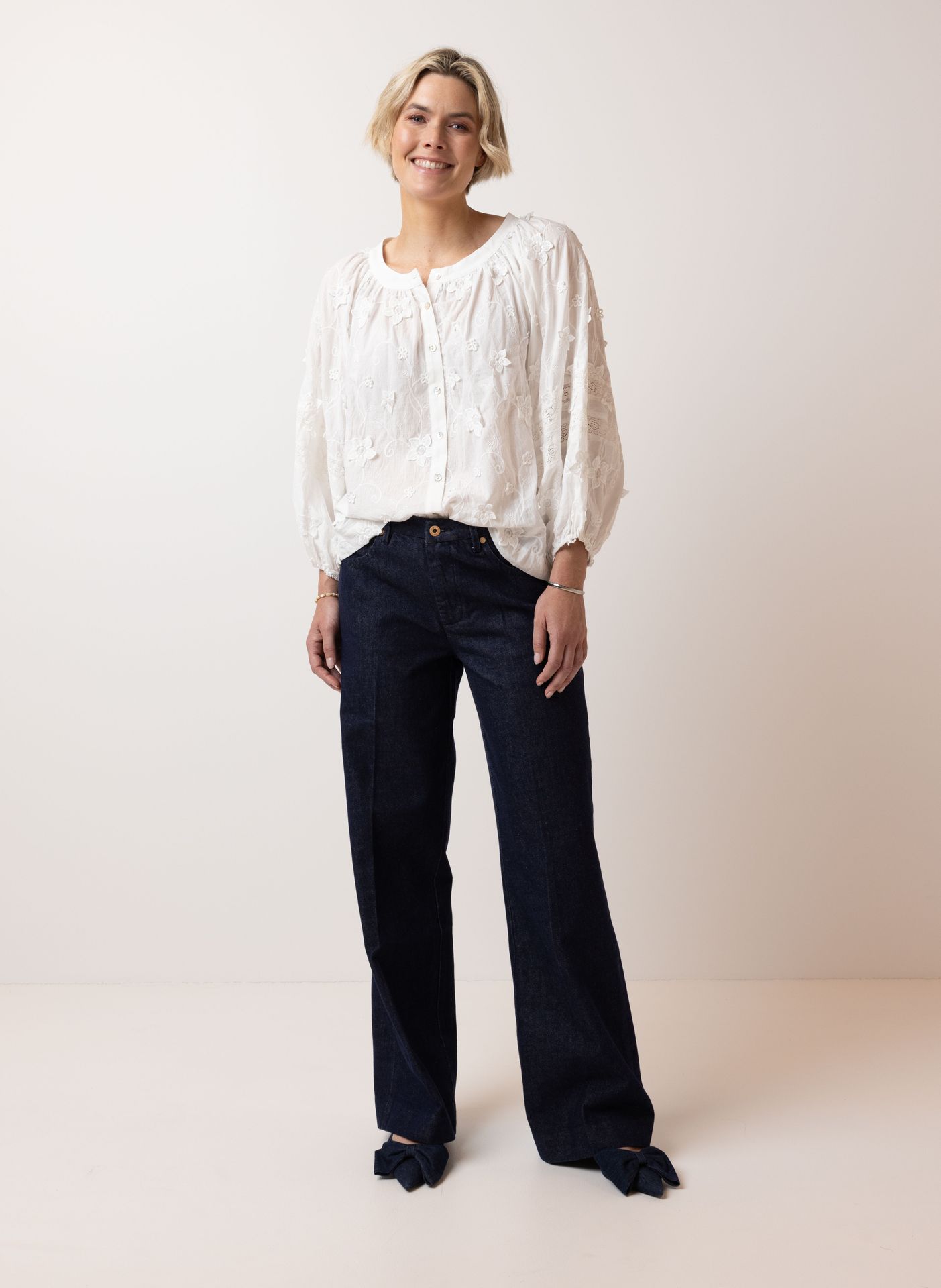 Norah Off white blouse off-white 214642-101