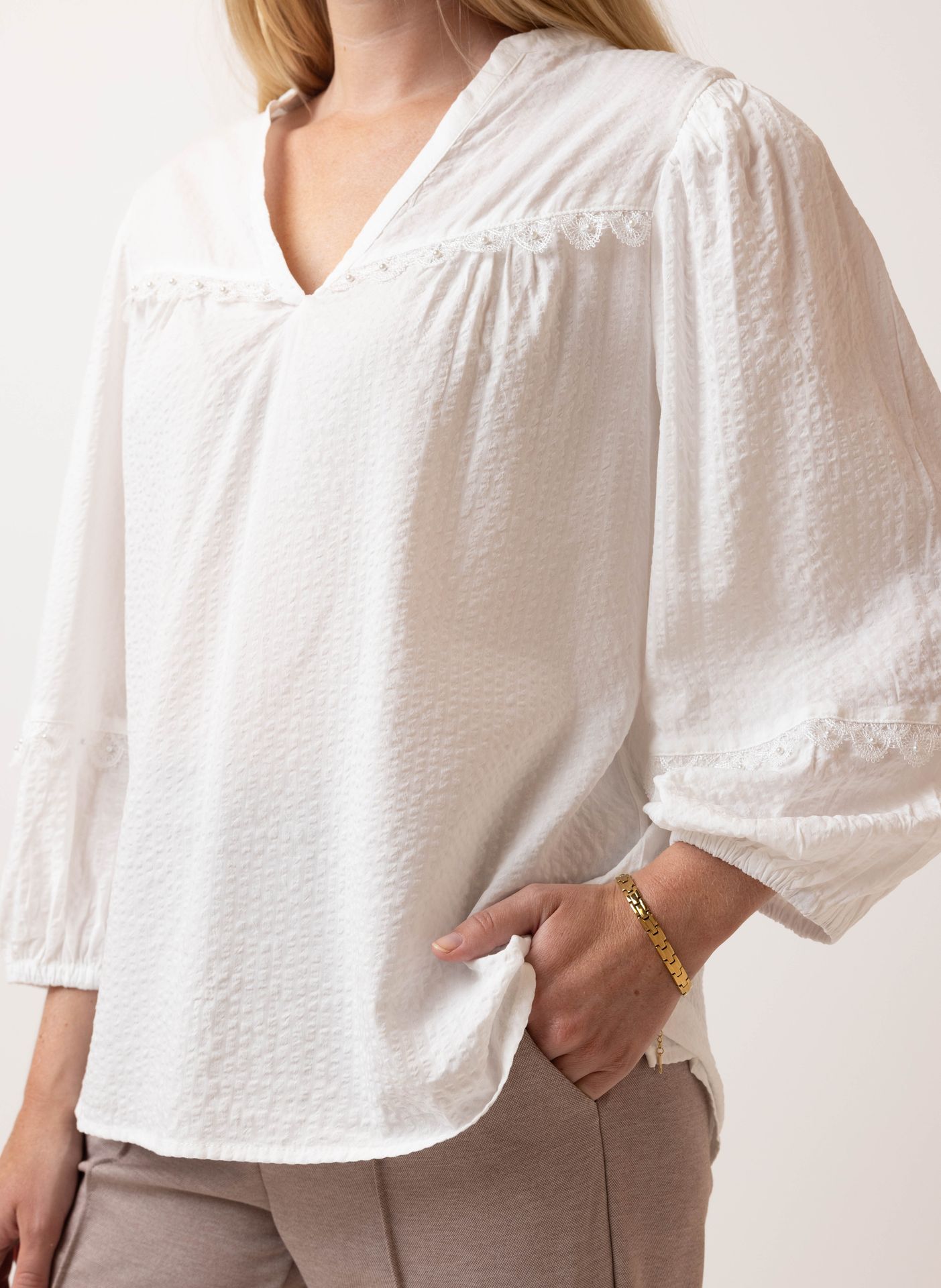 Norah Off white blouse off-white 215085-101