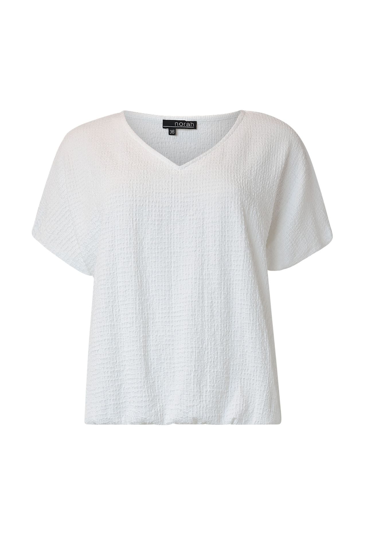 Norah Off white shirt met V-hals off-white 214518-101
