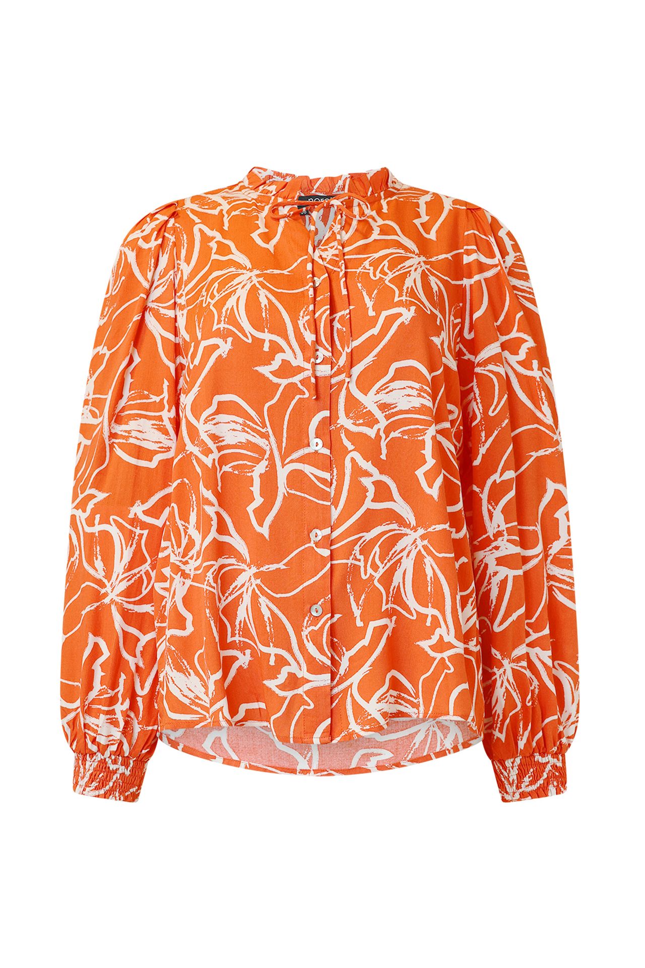 Norah Oranje blouse orange/ecru 213893-741