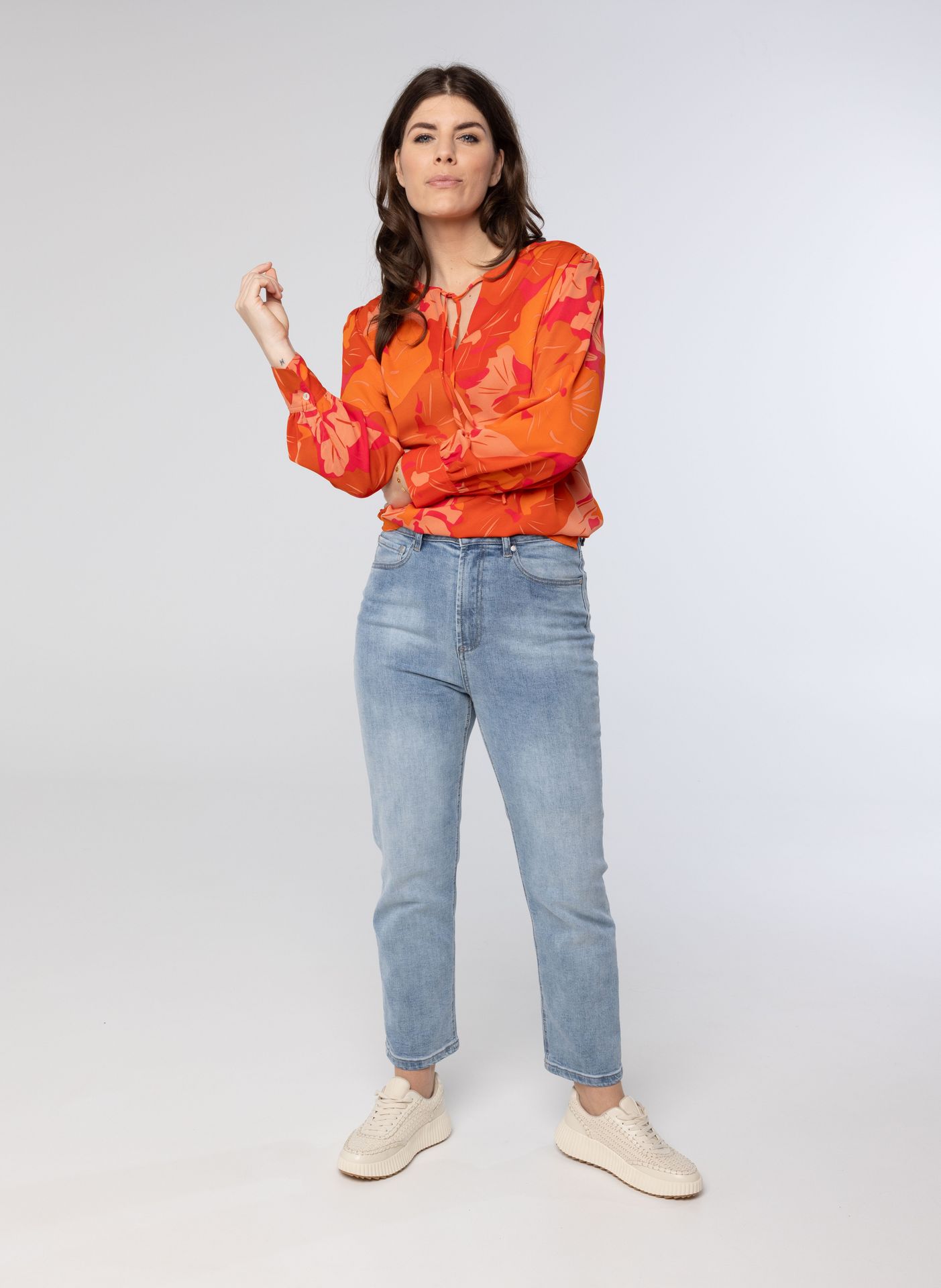 Norah Oranje blouse orange/pink 213735-739
