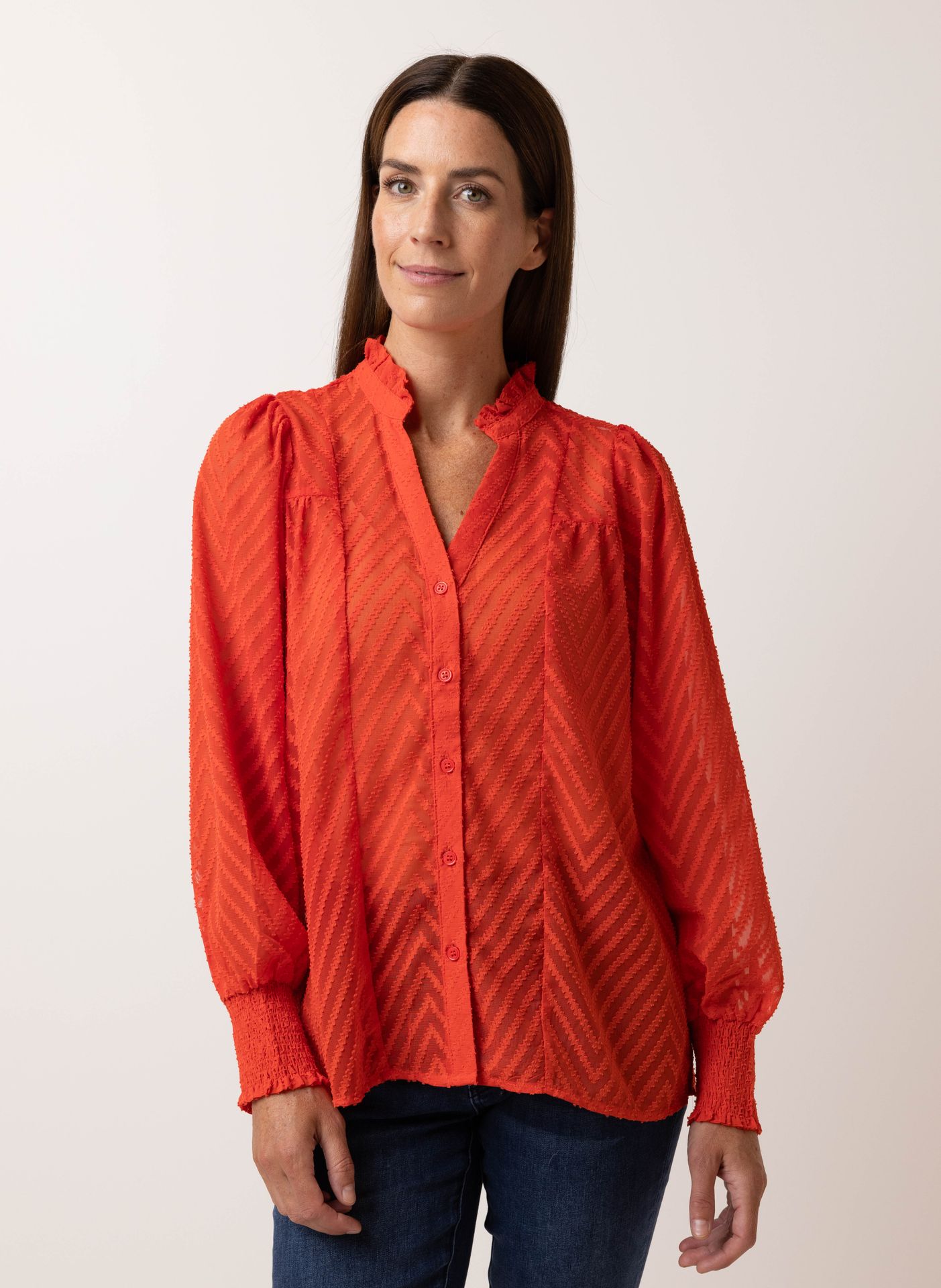 Norah Oranje blouse red 215320-600