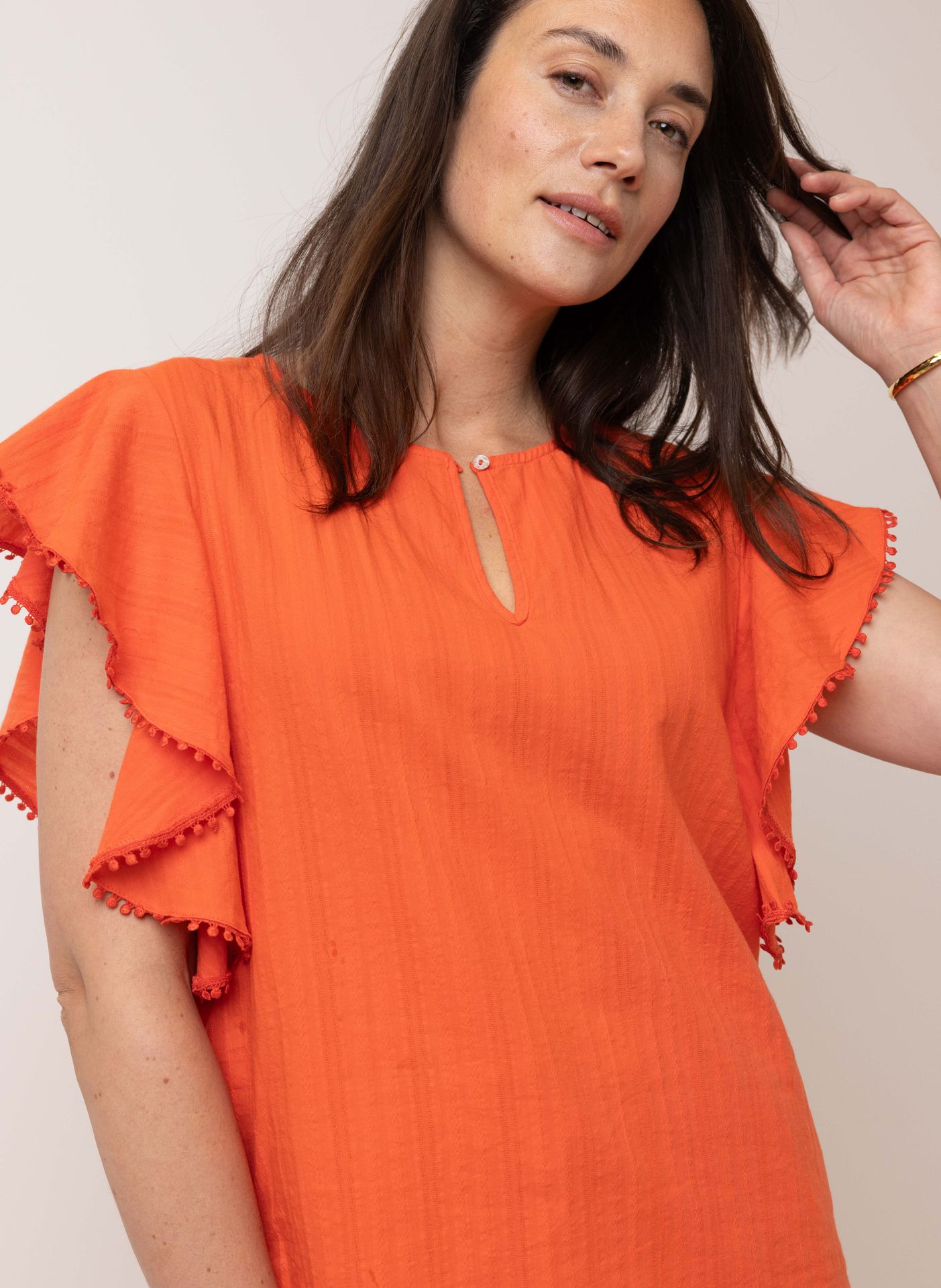 Norah Oranje blouse tomato 214832-668