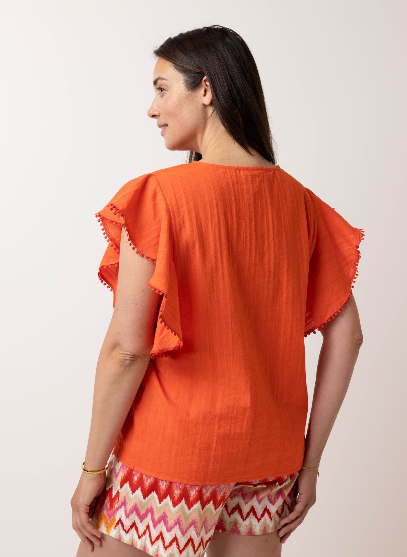 Norah Oranje blouse tomato 214832-668