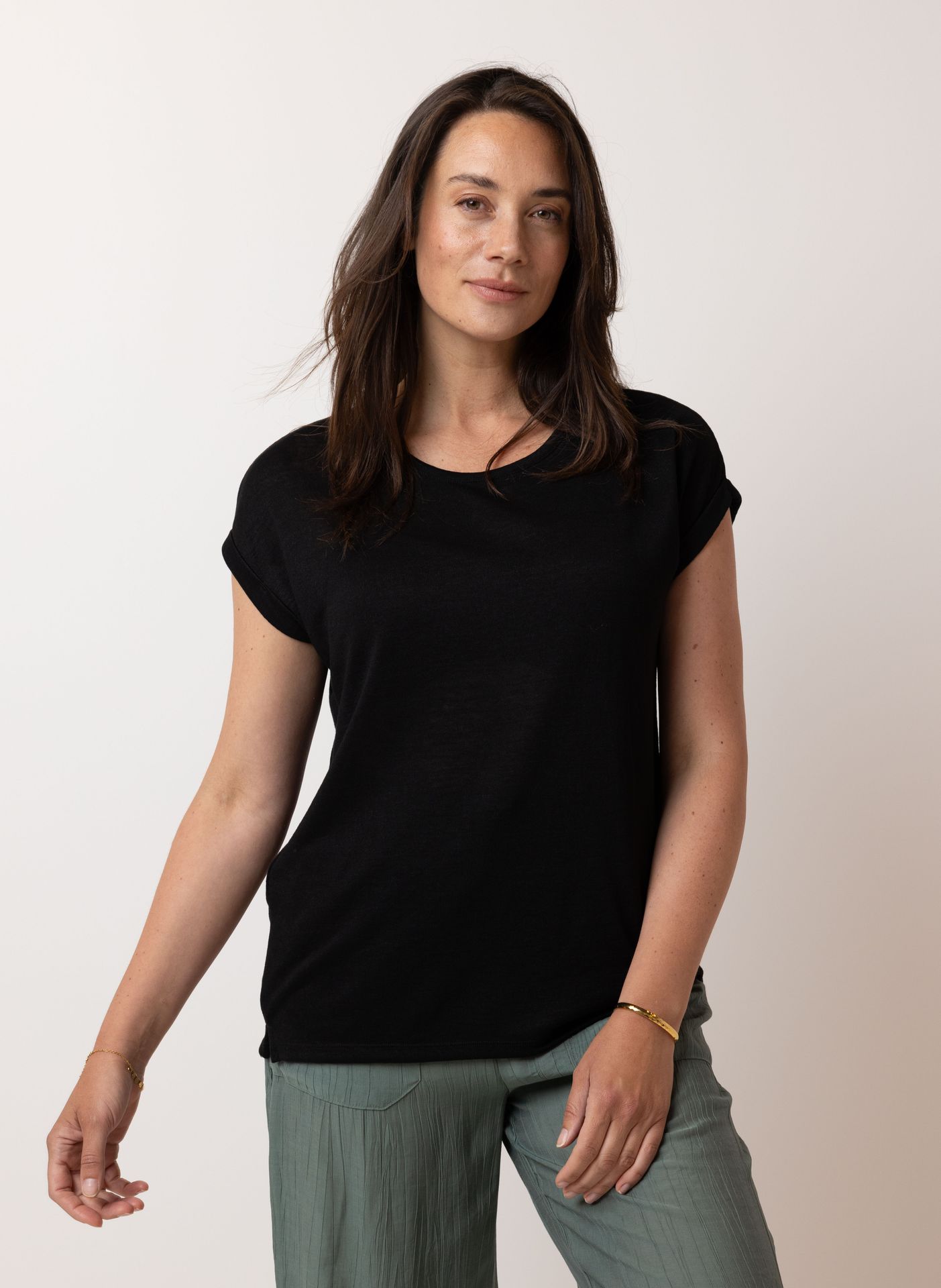 Norah Zwart shirt black 211185-001