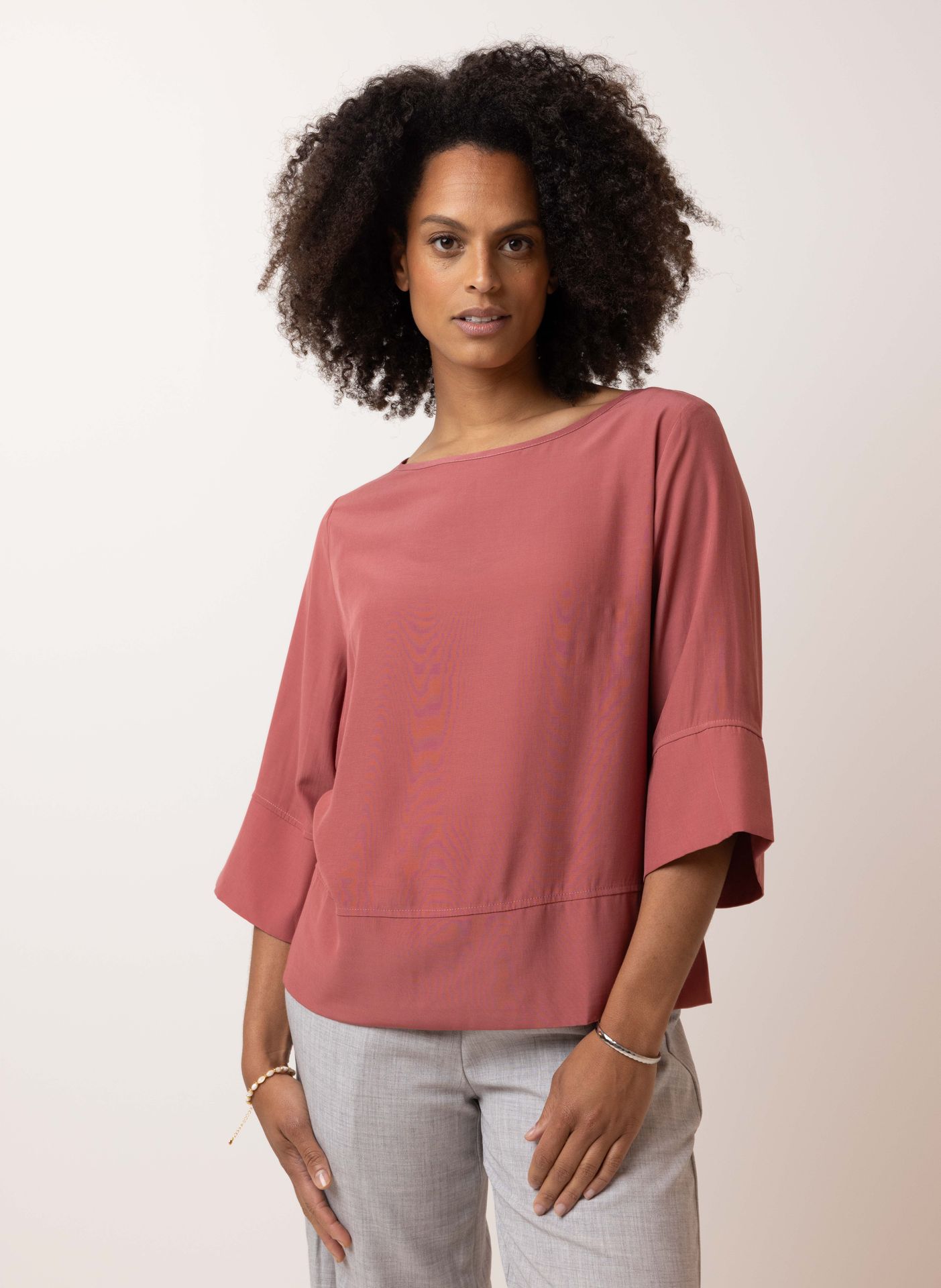 Norah Roze blouse blush 214574-905