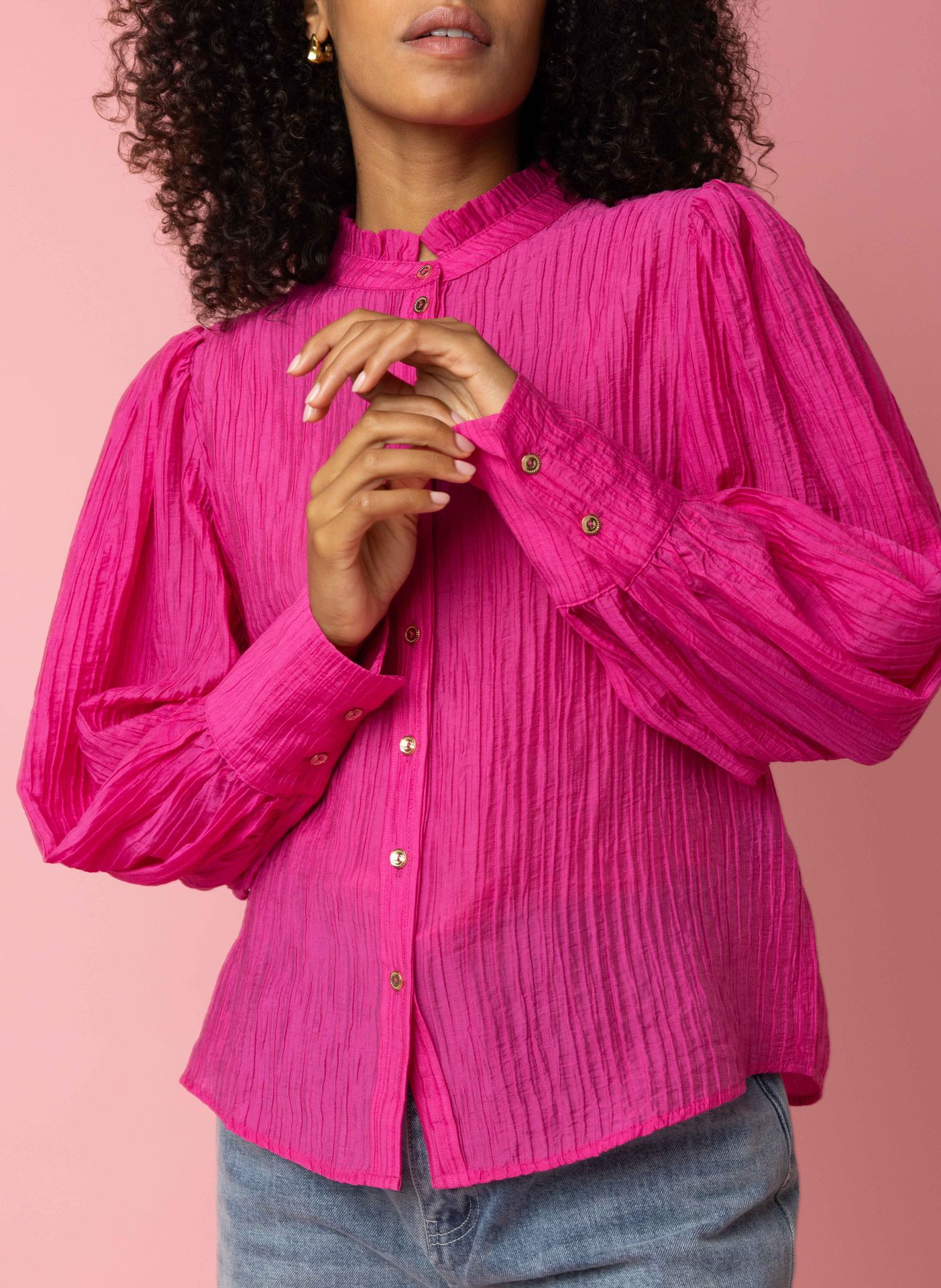 Norah Roze blouse fuchsia 215249-953